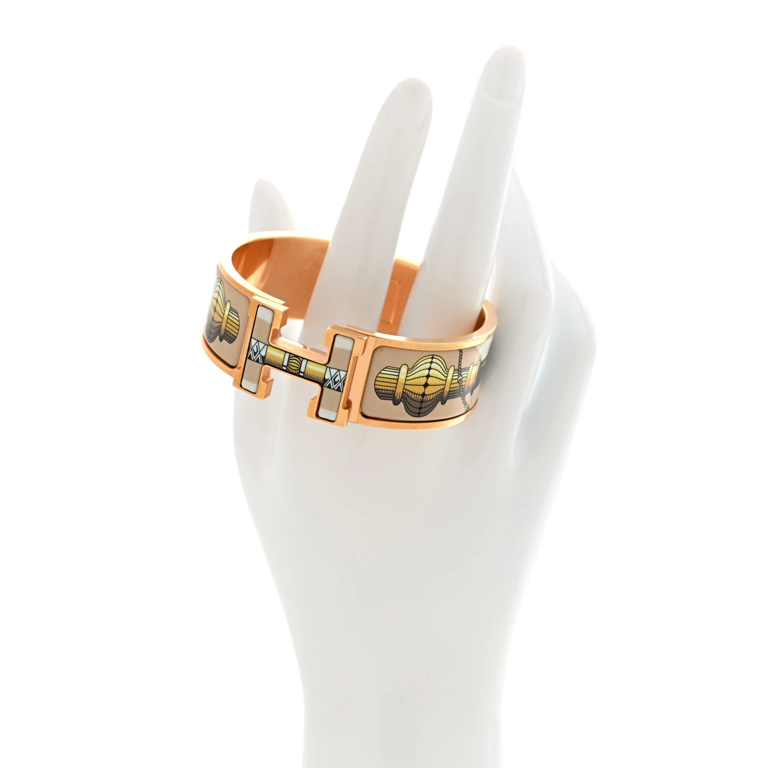 Enamel Wide Print Cliquetis Clic Clac H Bracelet GM Songe Nuit - Image 2