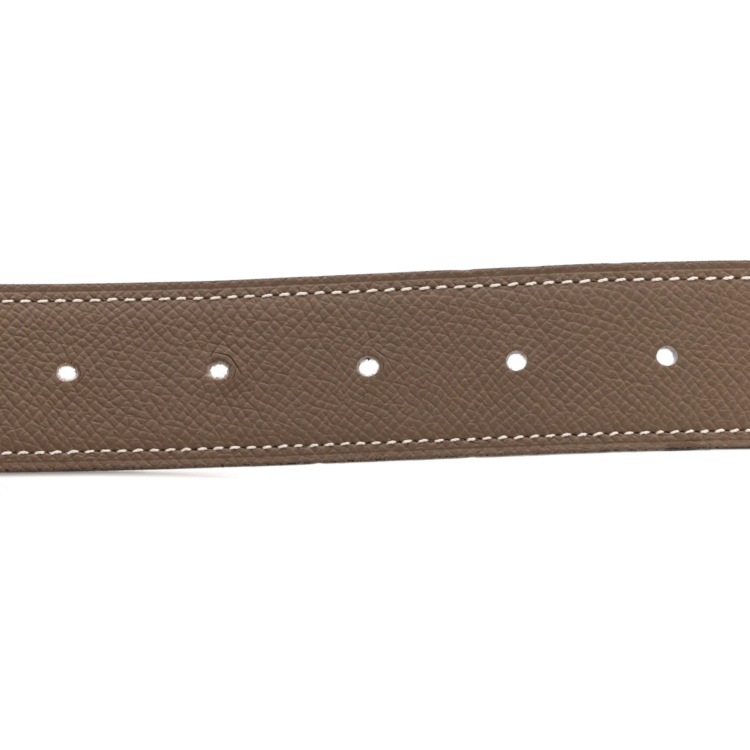 Epsom 32mm Belt Strap 95 38 Etoupe White - Image 3