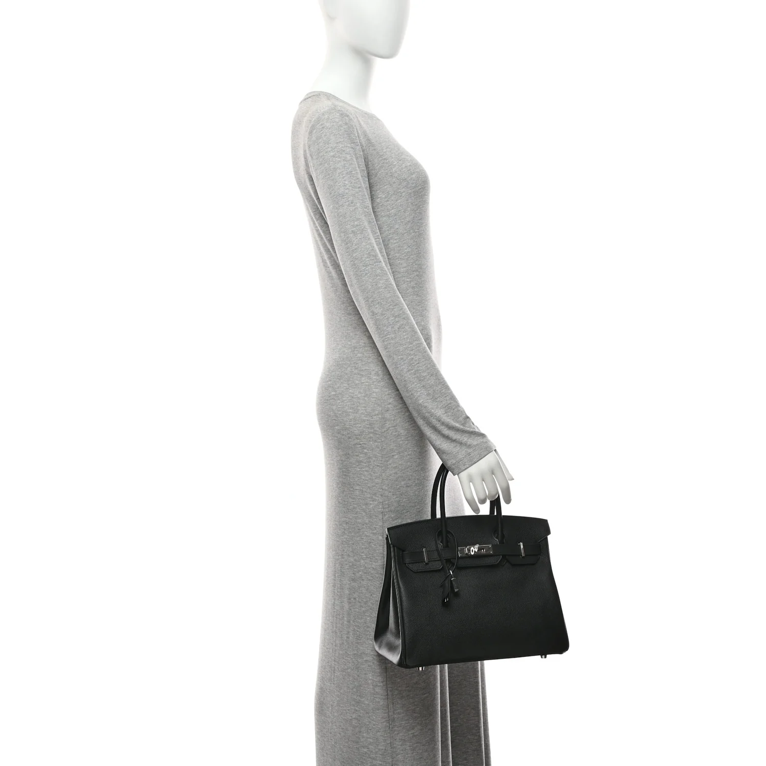 Epsom Birkin 30 Black - Image 2