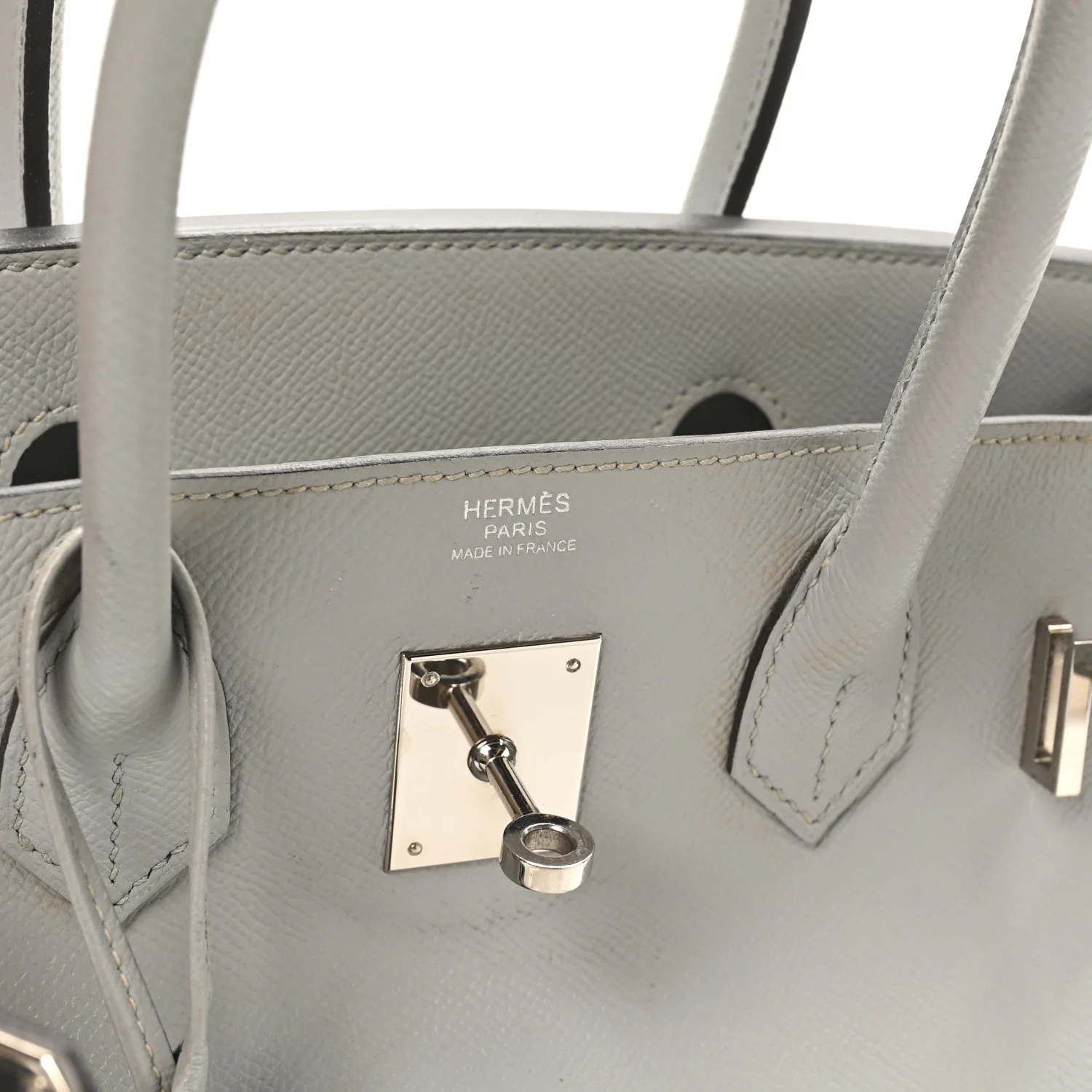 Epsom Birkin 30 Bleu Glacier - Image 6