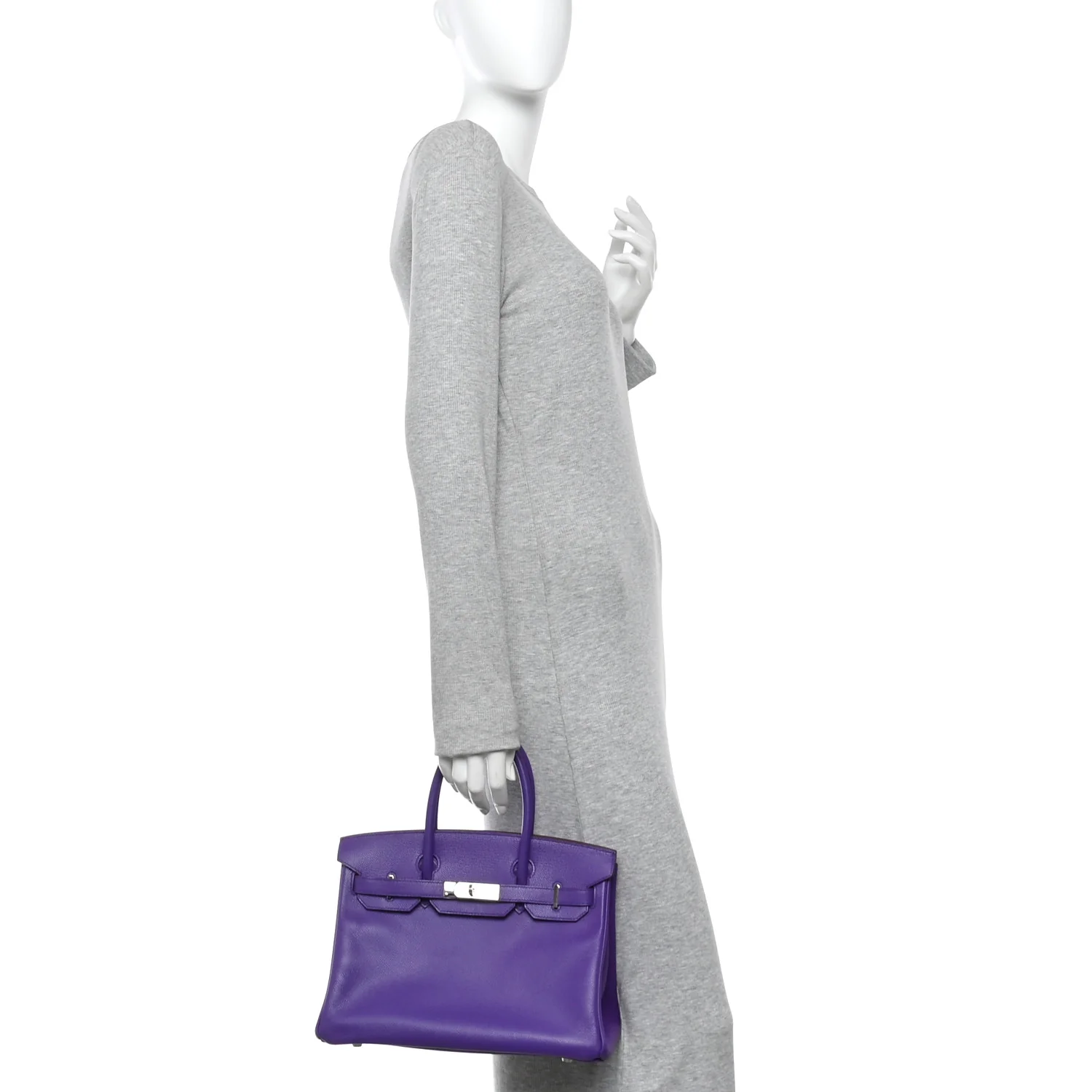 Epsom Birkin 30 Crocus - Image 2