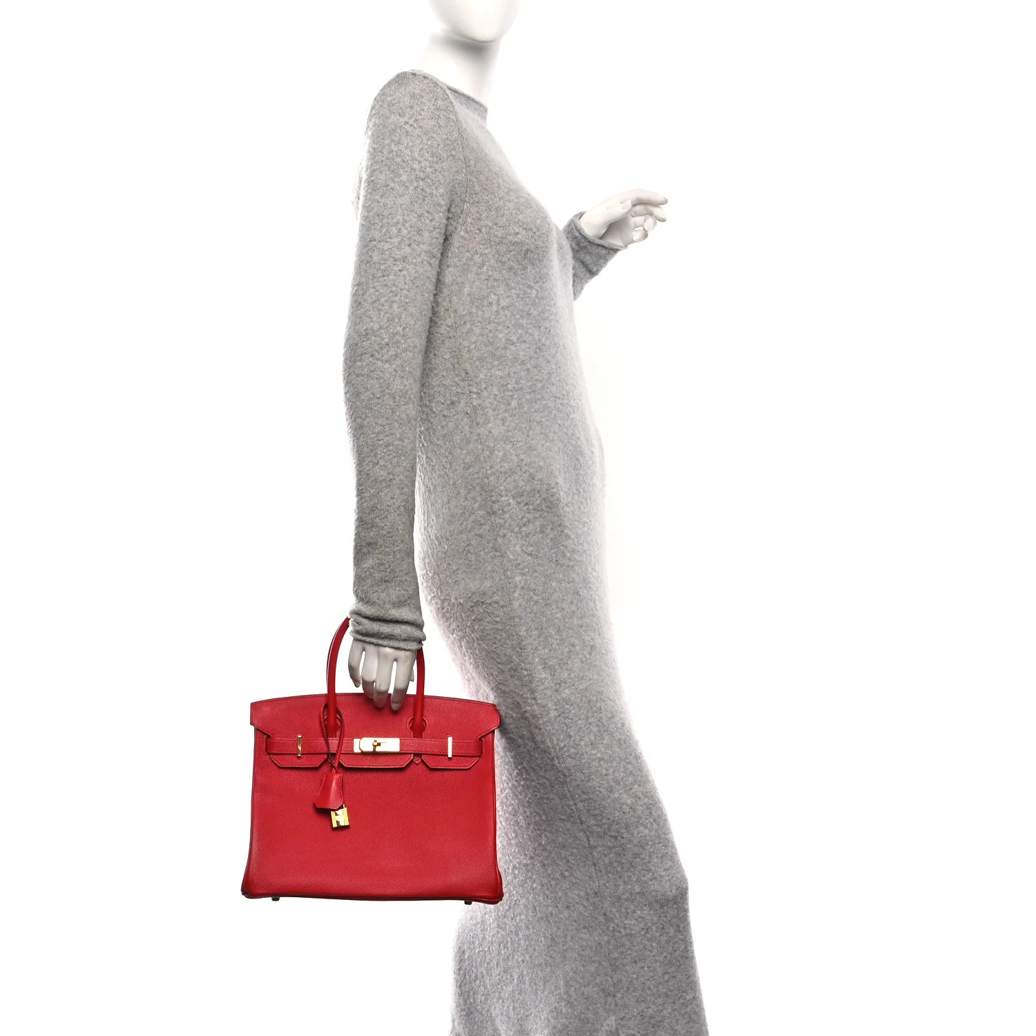 Epsom BIRKIN 30 Rouge Casaque - Image 2