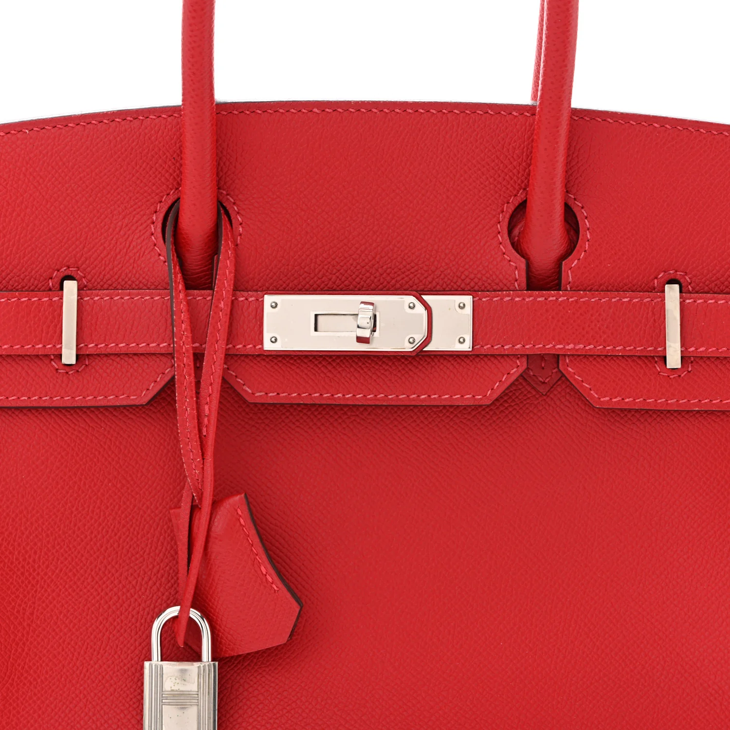 Epsom Birkin 30 Rouge Casaque - Image 8