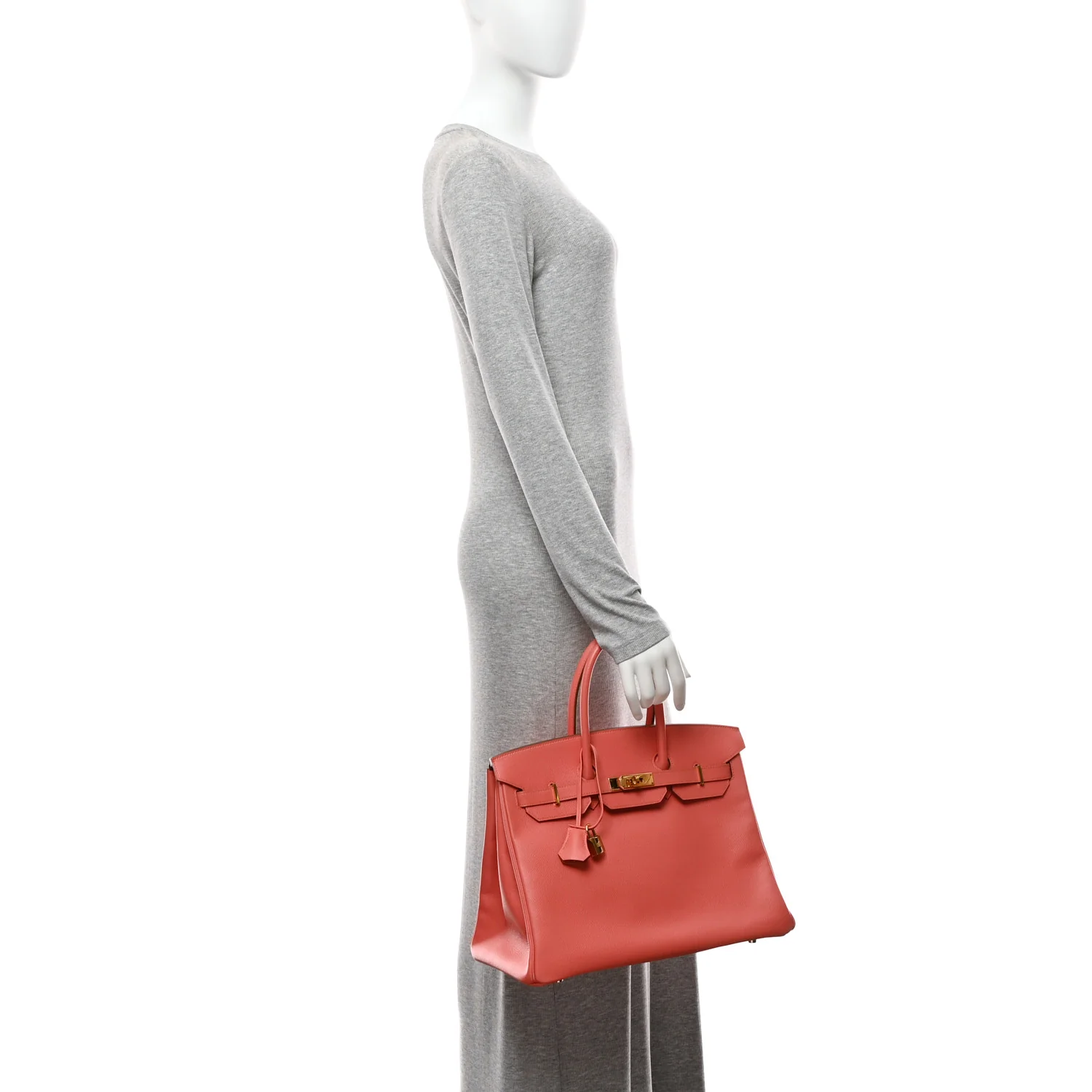 Epsom Birkin 35 Flamingo - Image 2