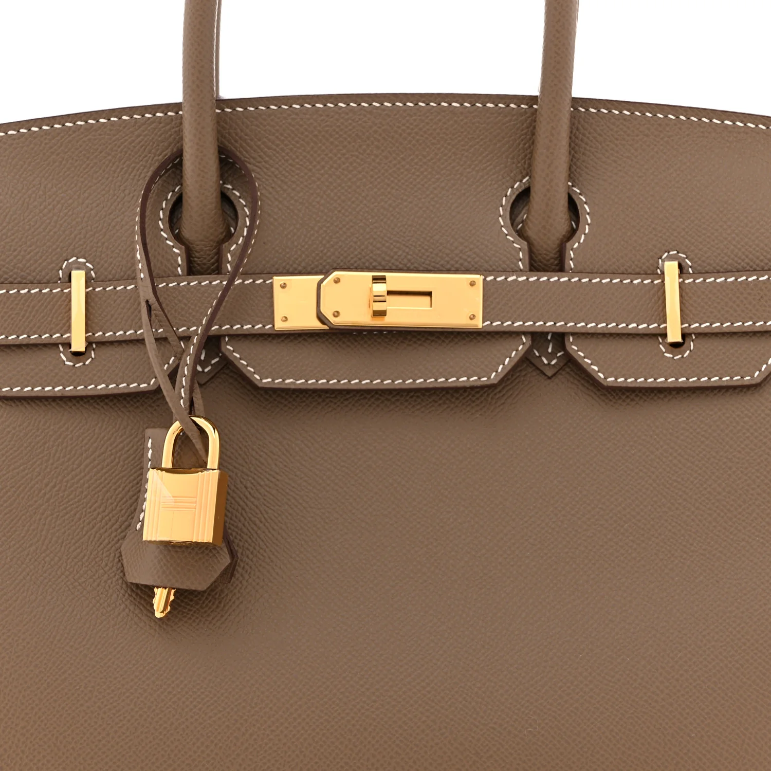 Epsom Birkin Sellier 30 Etoupe - Image 8