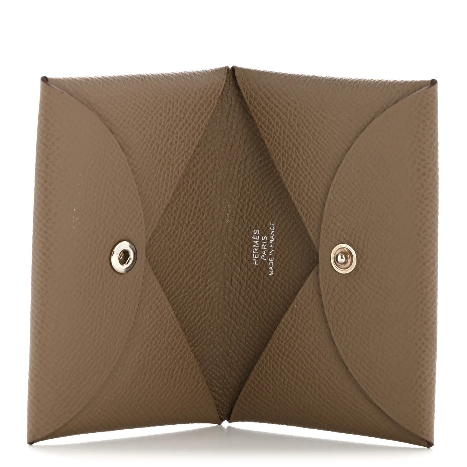 Epsom Calvi Card Case Etoupe - Image 5