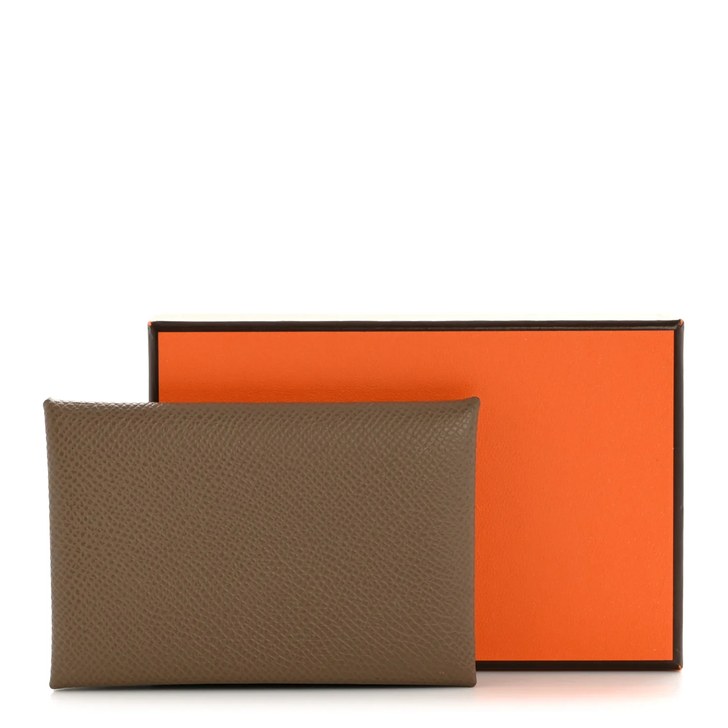 Epsom Calvi Card Case Etoupe - Image 8