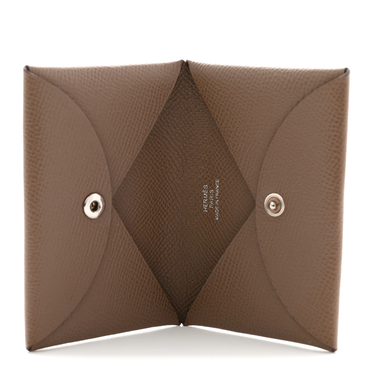 Epsom Calvi Card Case Etoupe - Image 5