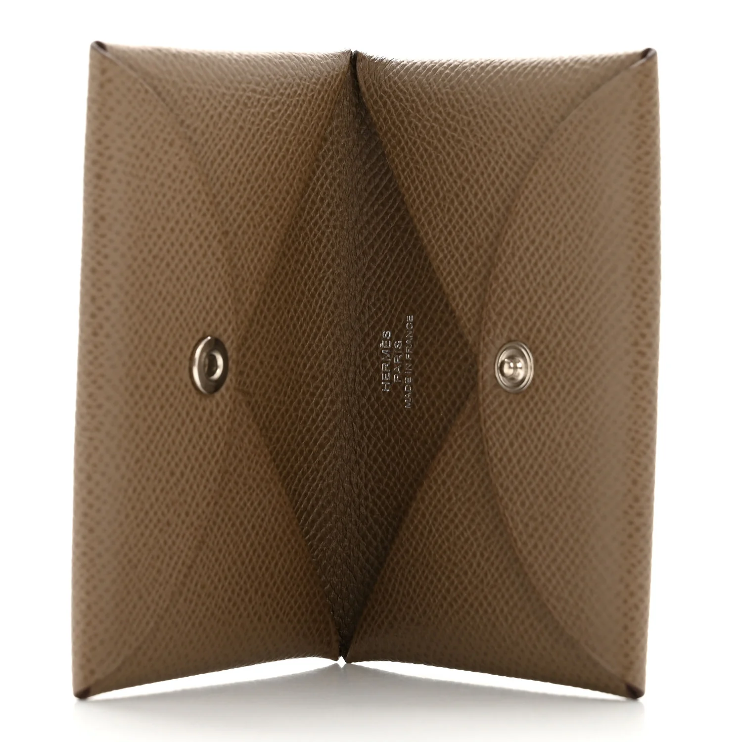 Epsom Calvi Card Case Etoupe - Image 5
