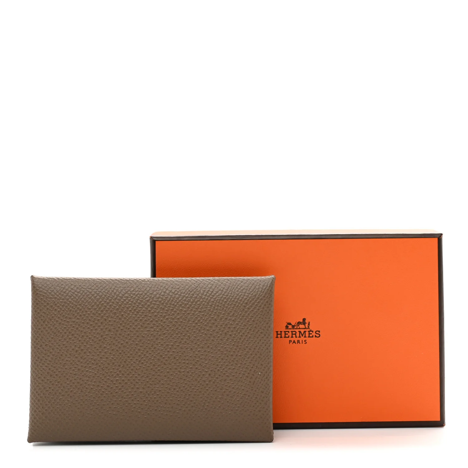 Epsom Calvi Card Case Etoupe - Image 8