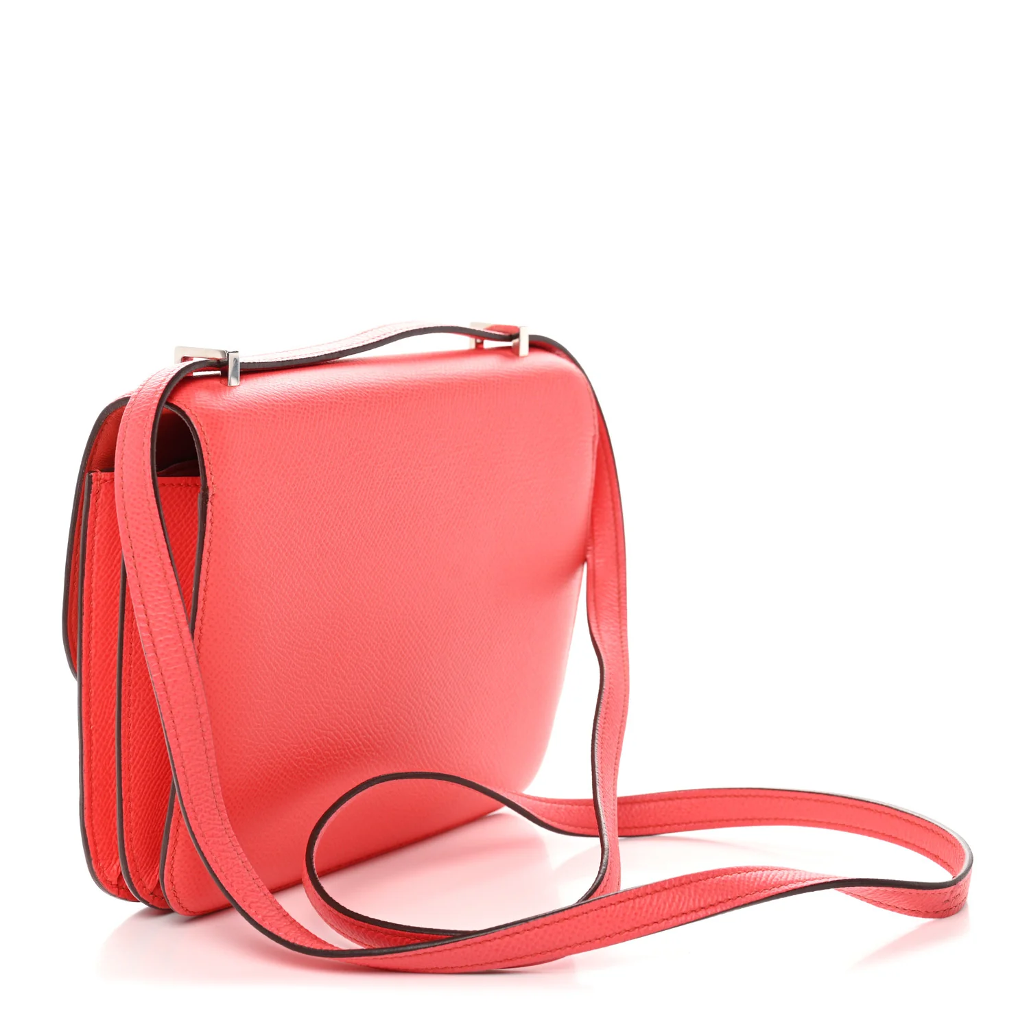 Epsom Enamel Constance 18 Rose Texas Rouge De Coeur - Image 3