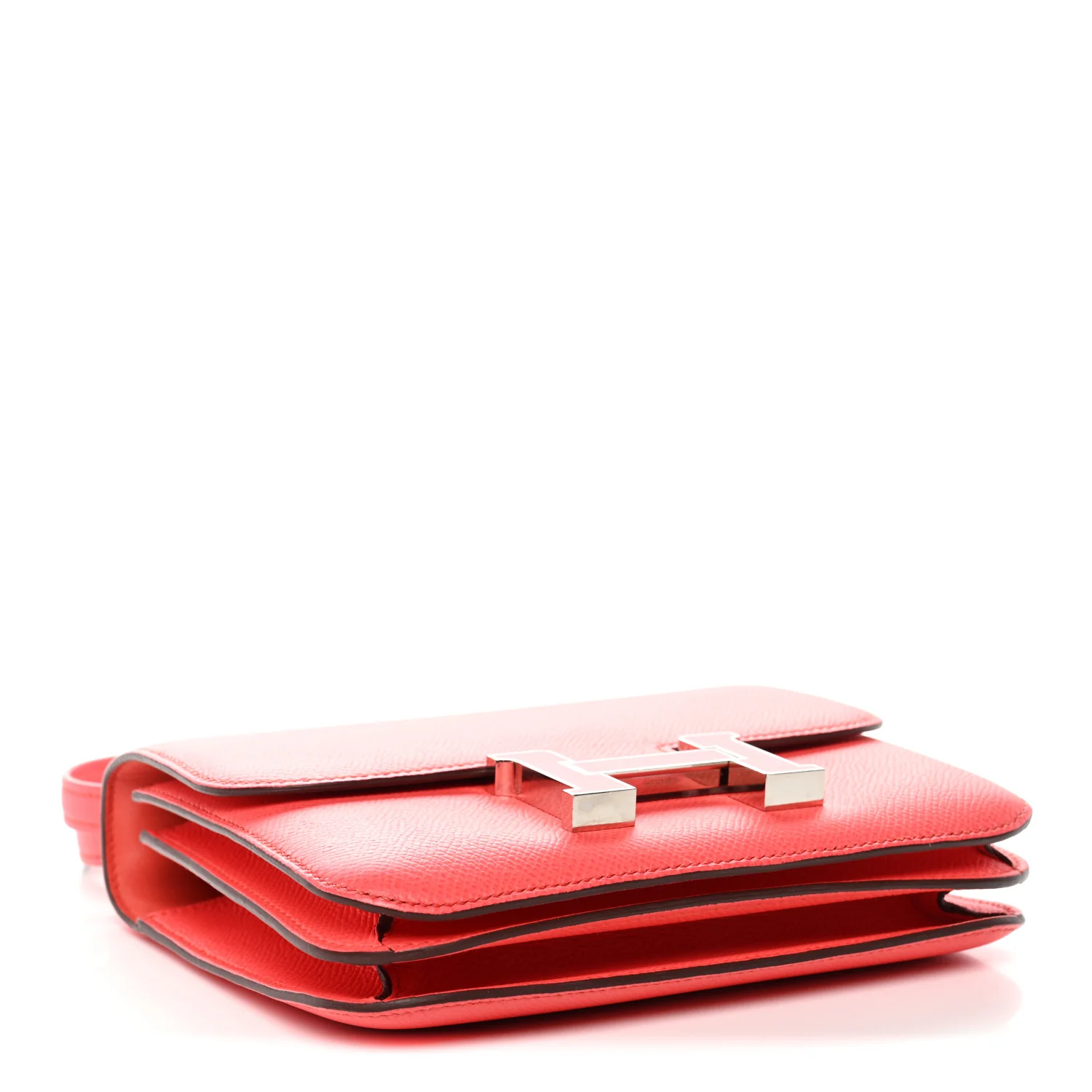 Epsom Enamel Constance 18 Rose Texas Rouge De Coeur - Image 4