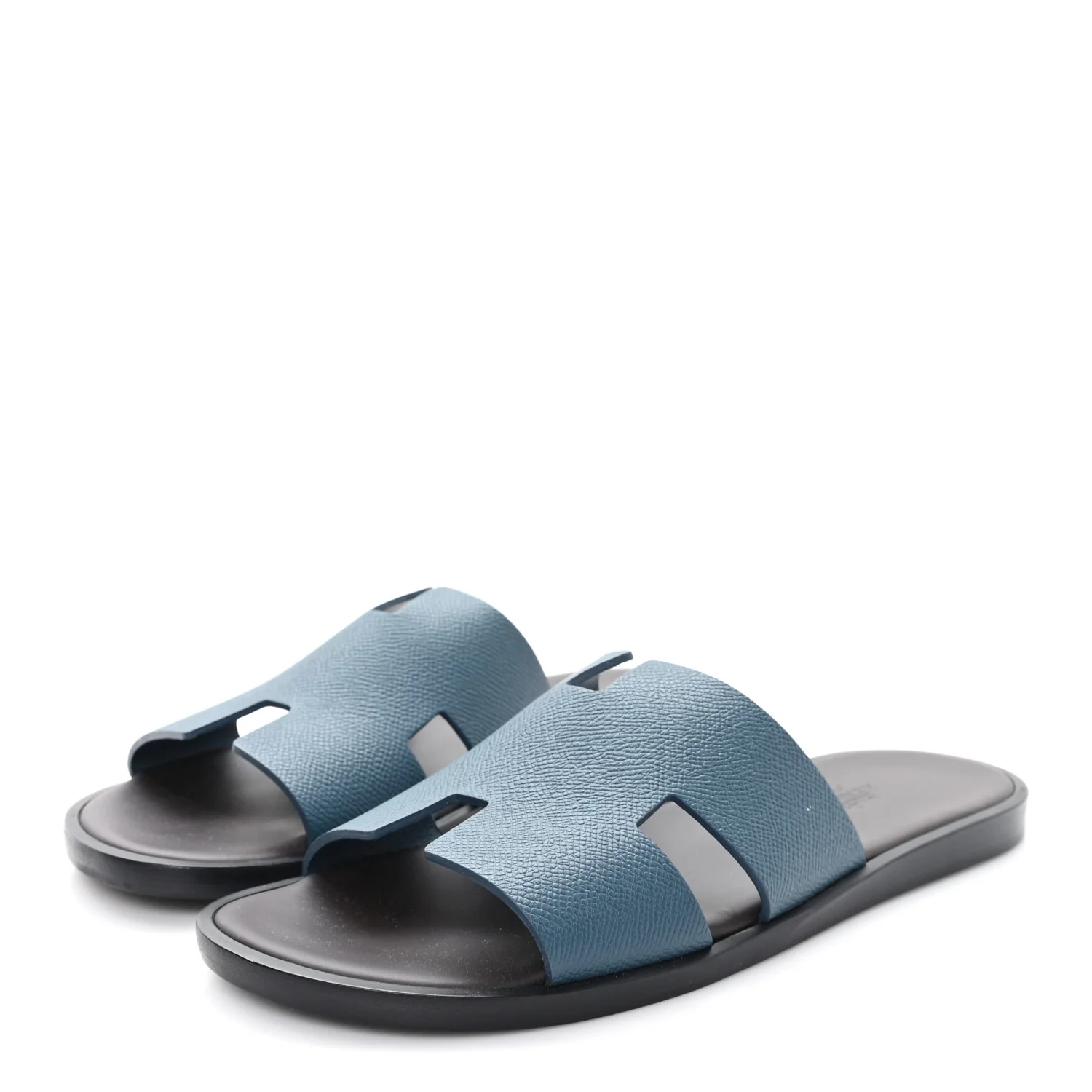 Epsom Izmir Sandals 40.5 Bleu Canard - Image 4
