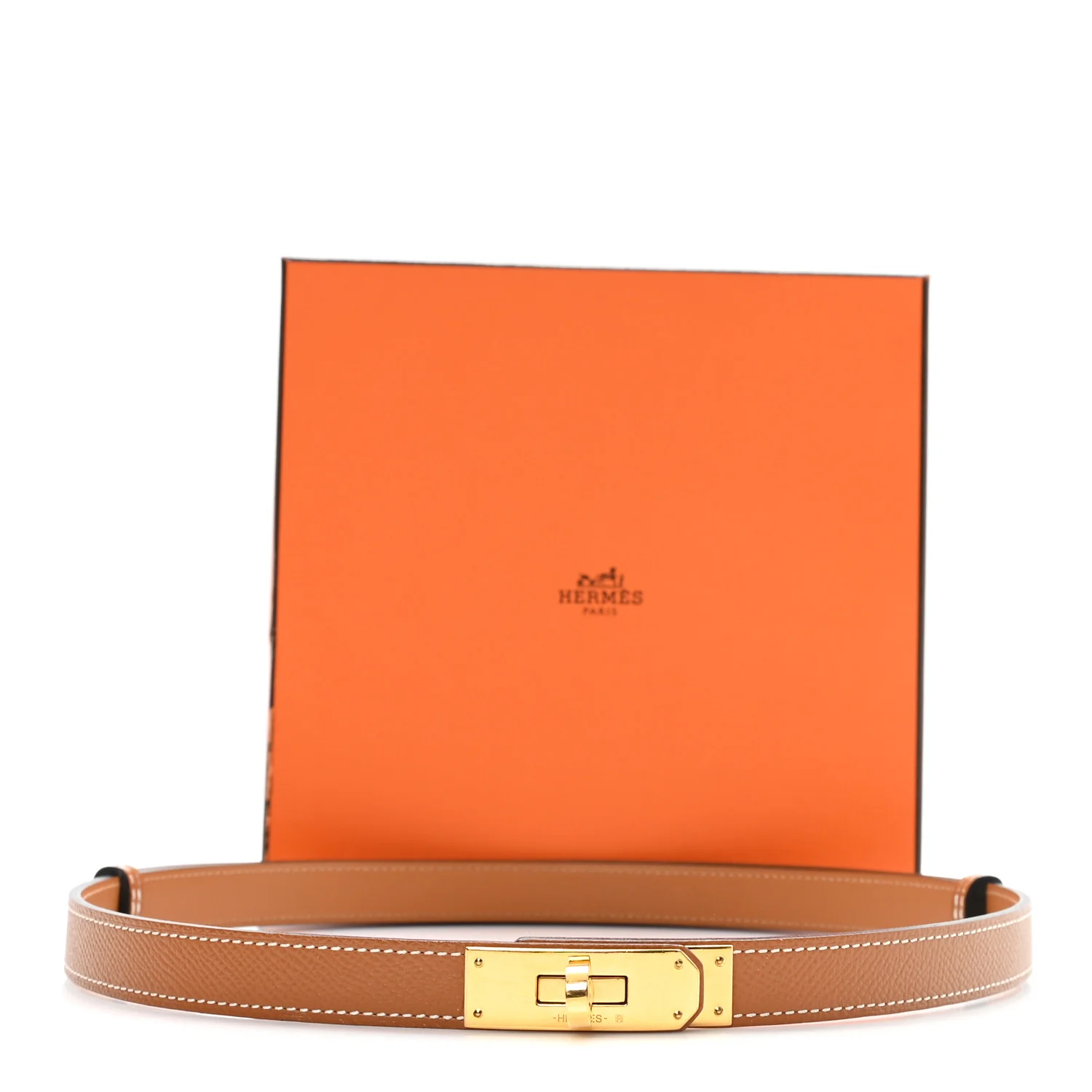Epsom Kelly Belt Gold - Image 4