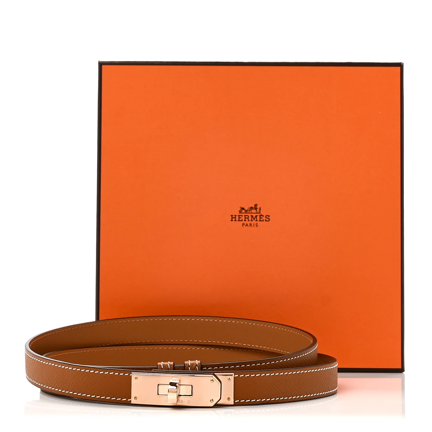 Epsom Kelly Belt Gold - Image 4