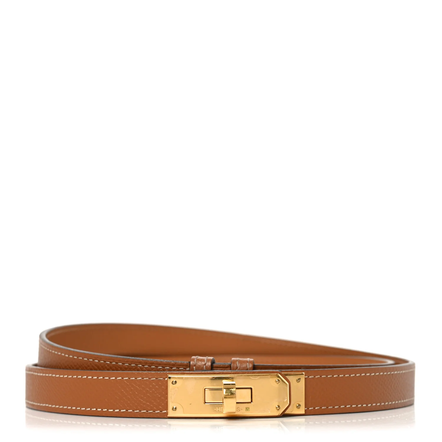 Epsom Kelly Belt Gold