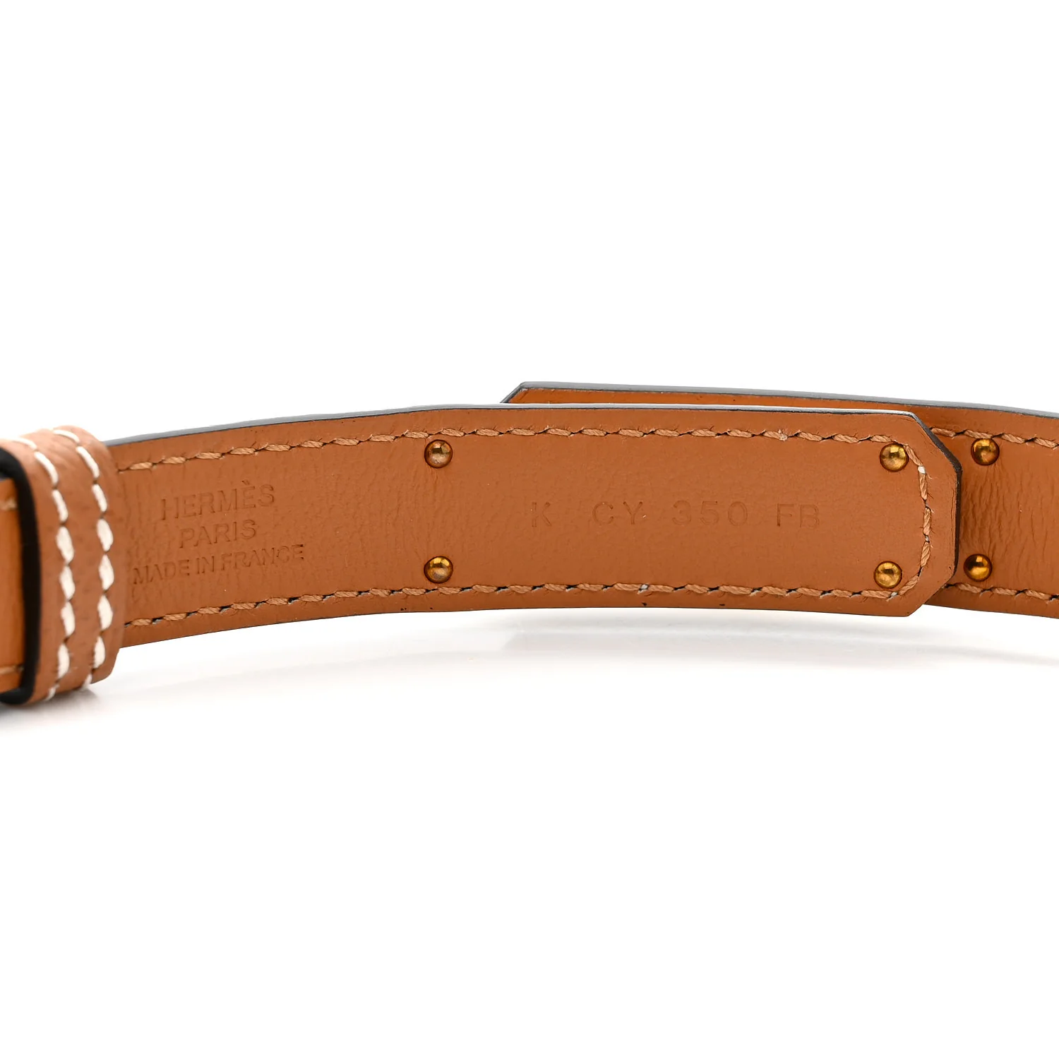Epsom Kelly Belt Gold - Image 3