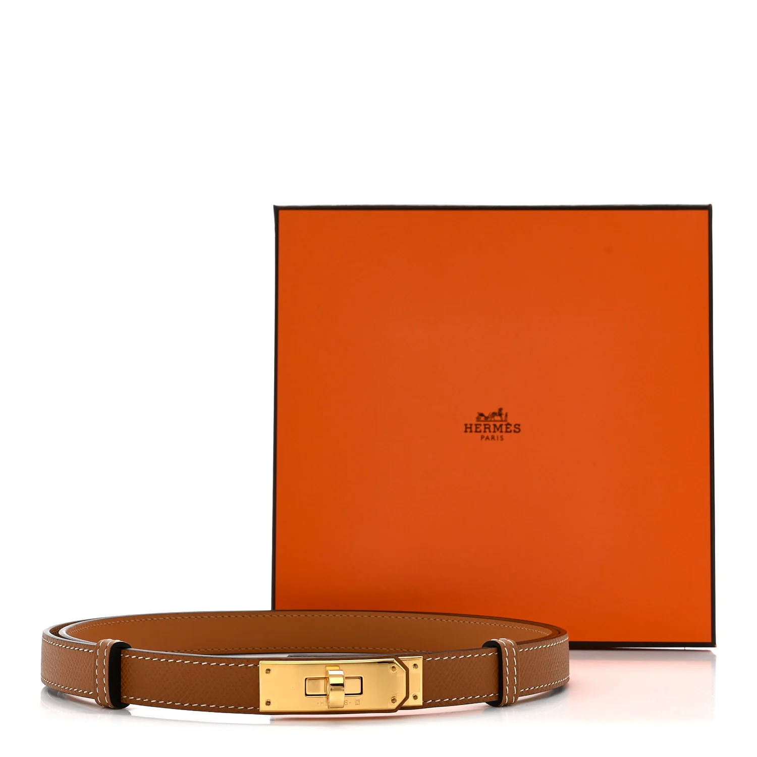 Epsom Kelly Belt Gold - Image 4