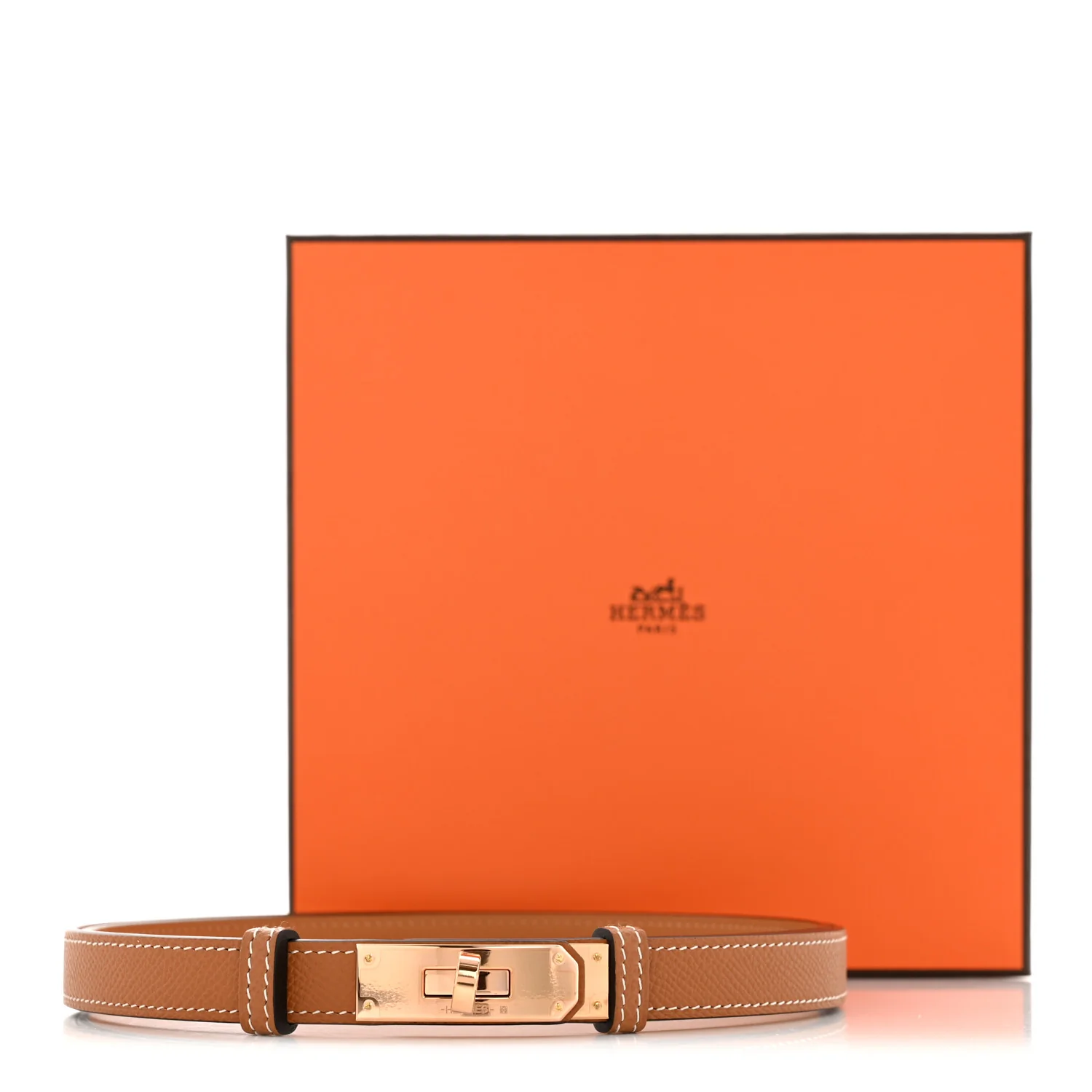 Epsom Kelly Belt Gold - Image 4