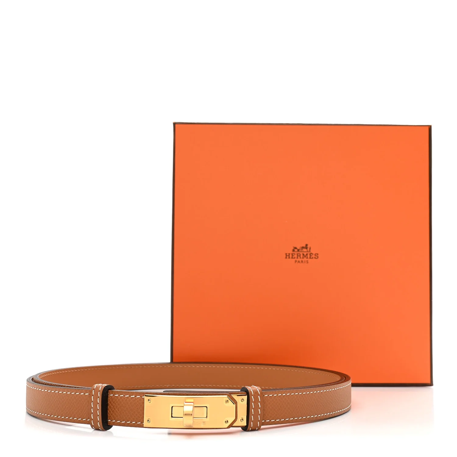 Epsom Kelly Belt Gold - Image 4