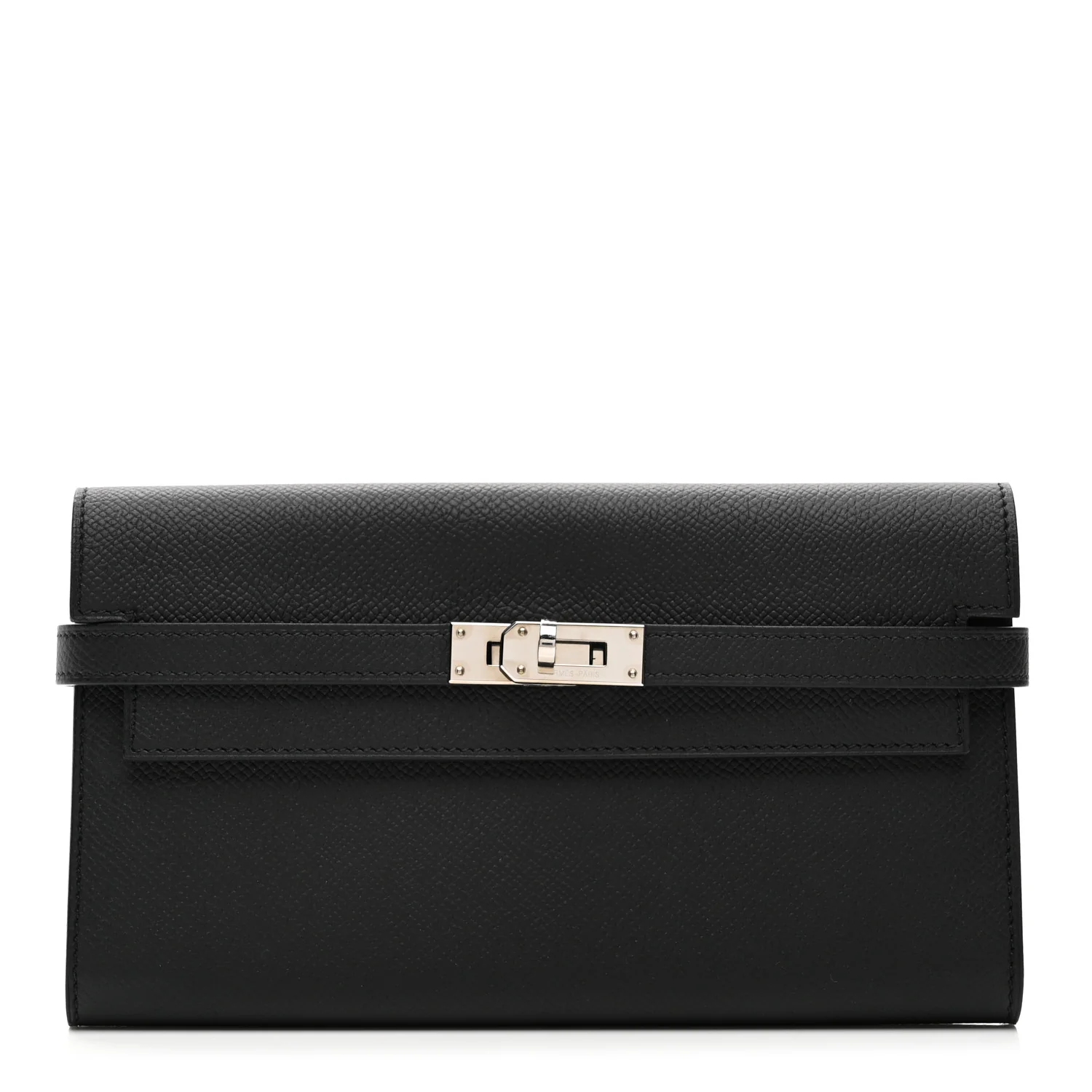 Epsom Kelly Longue Wallet Black