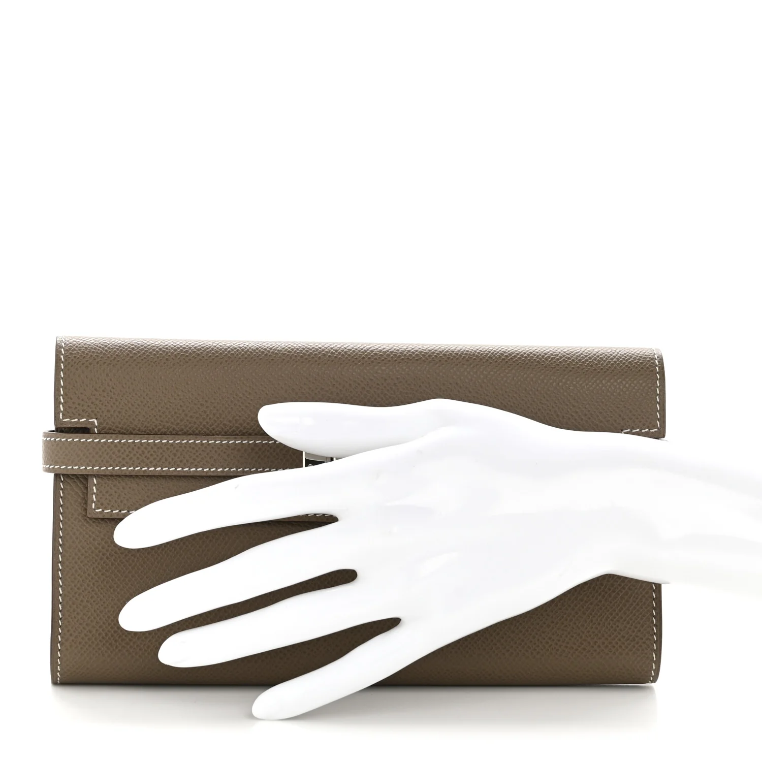 Epsom Kelly Longue Wallet Etoupe - Image 2