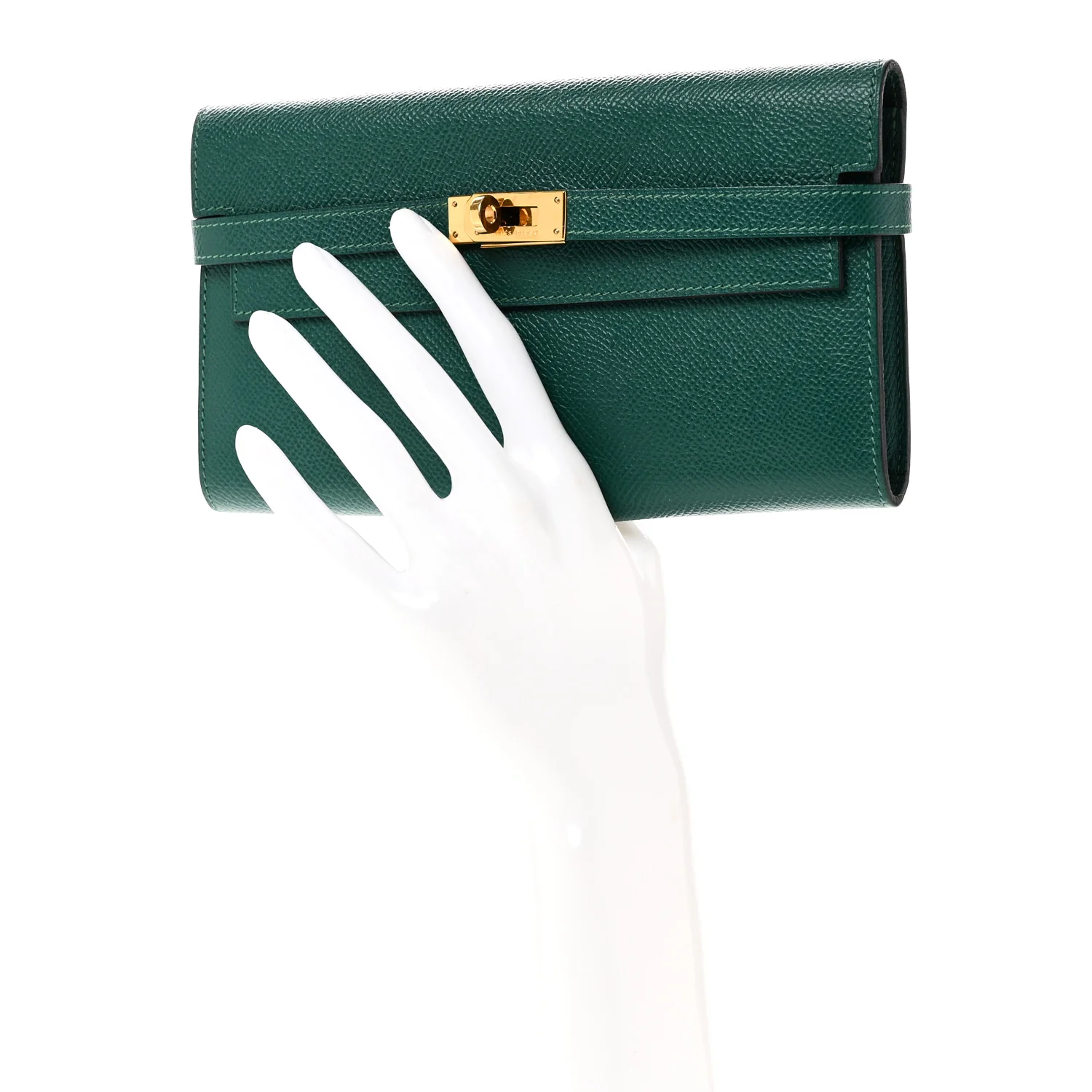 Epsom Kelly Longue Wallet Malachite - Image 2