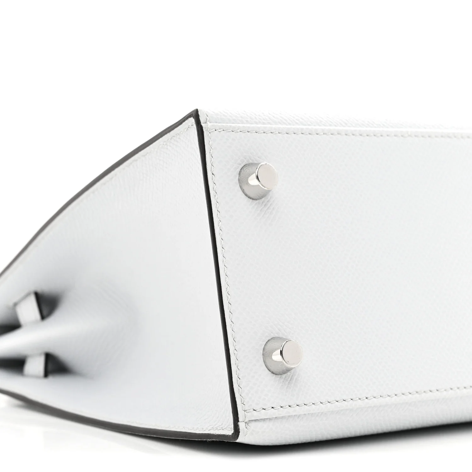 Epsom Kelly Sellier 25 Gris Platine - Image 9