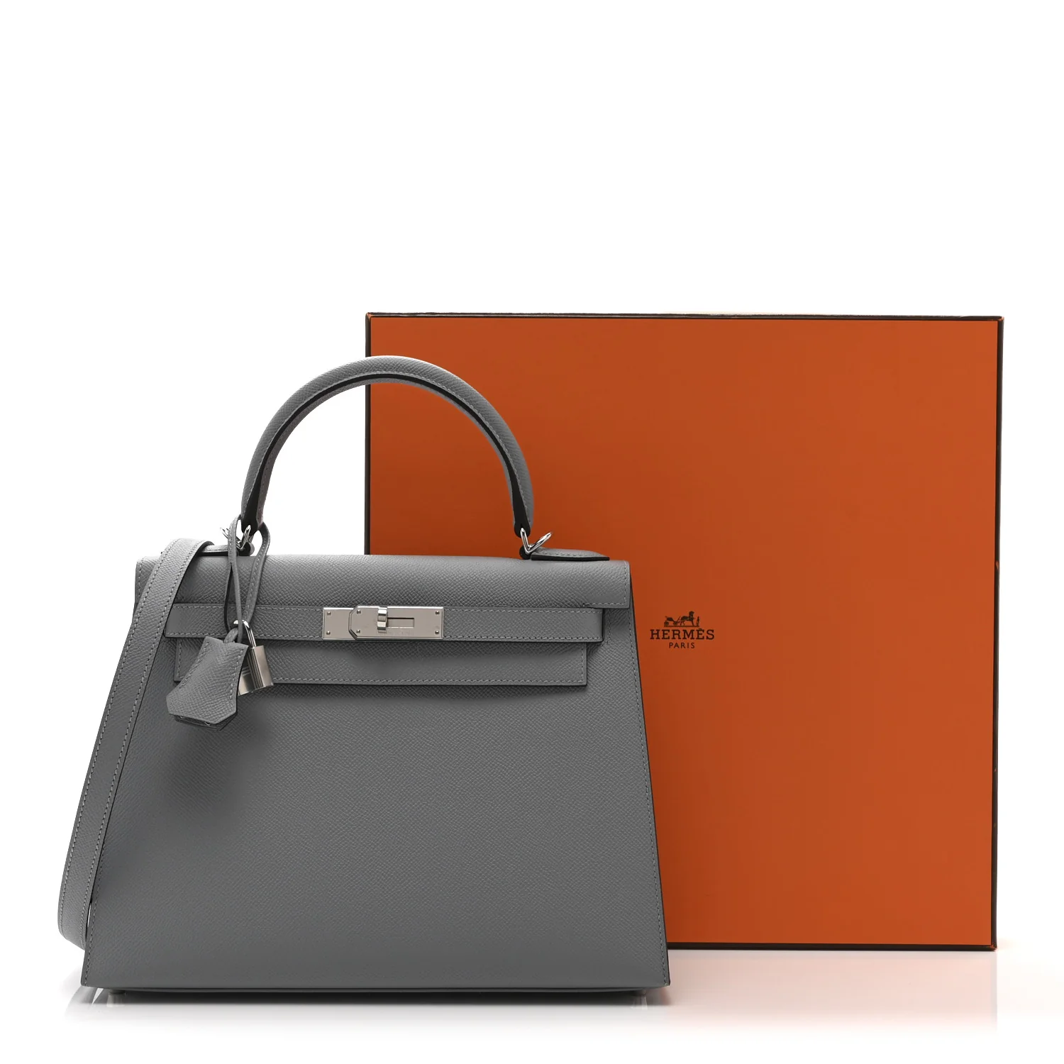 Epsom Kelly Sellier 28 Gris Pantin - Image 11