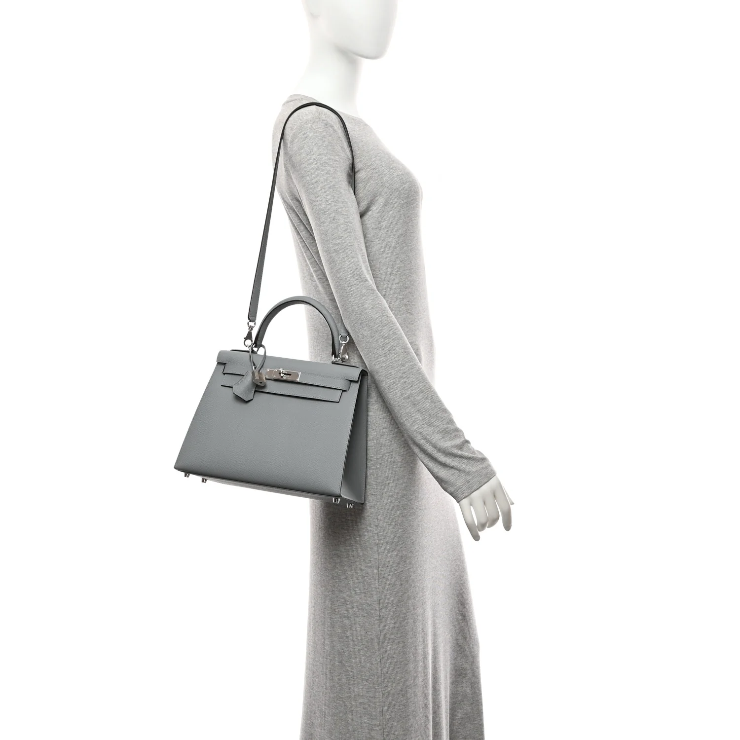 Epsom Kelly Sellier 28 Gris Pantin - Image 2