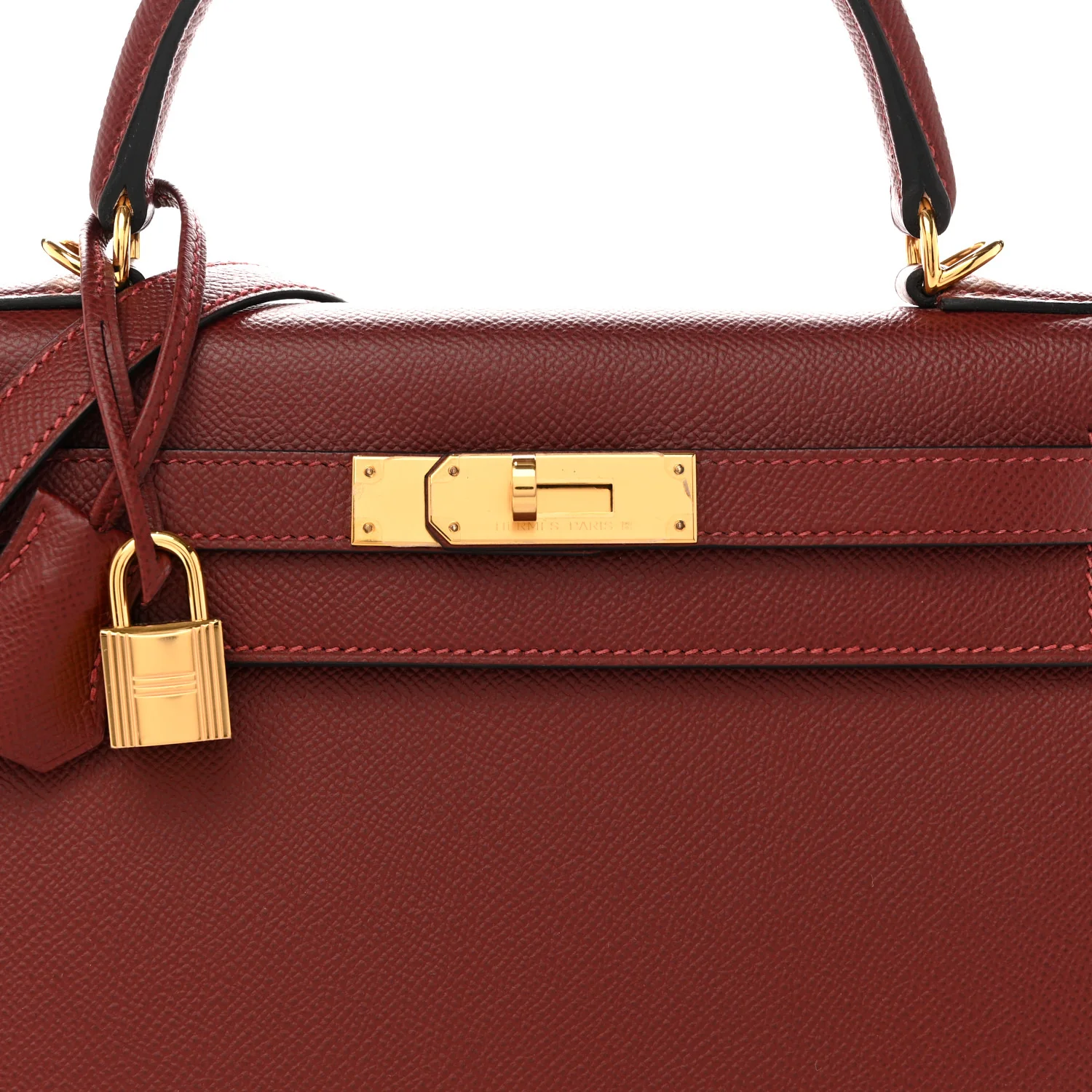 Epsom Kelly Sellier 28 Rouge H - Image 8