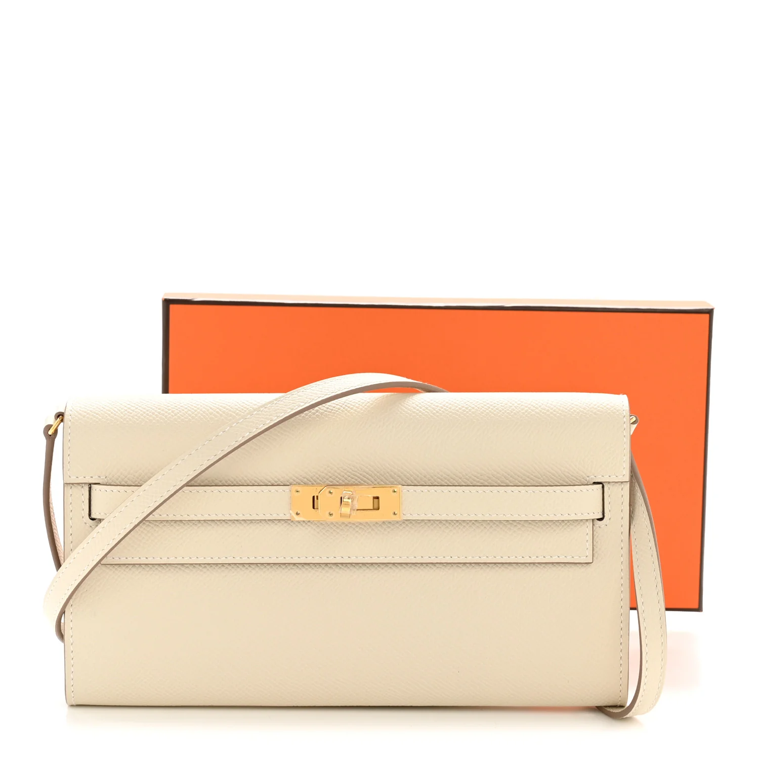 Epsom Kelly Wallet To Go Craie - Image 11