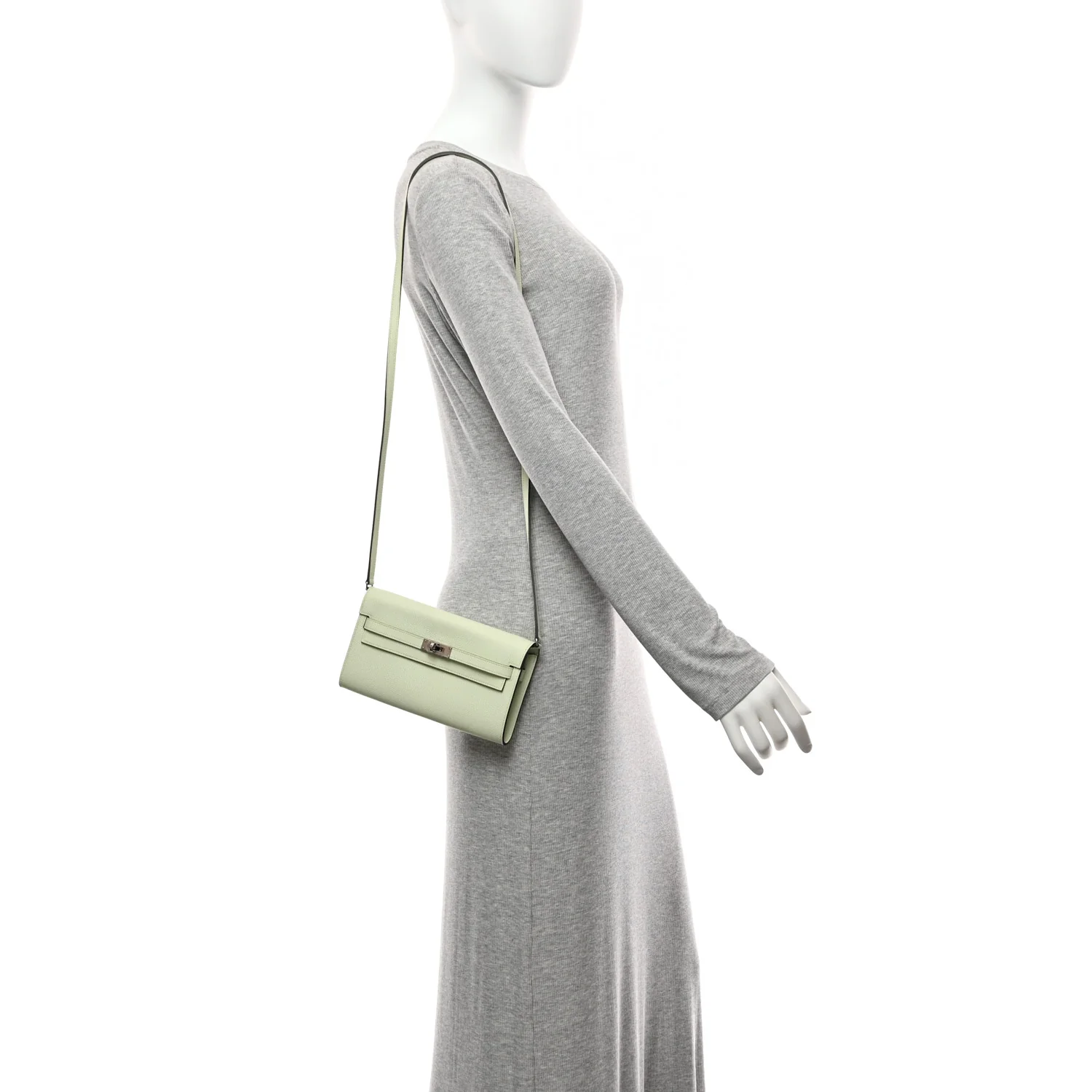Epsom Kelly Wallet To Go Vert Fizz - Image 2