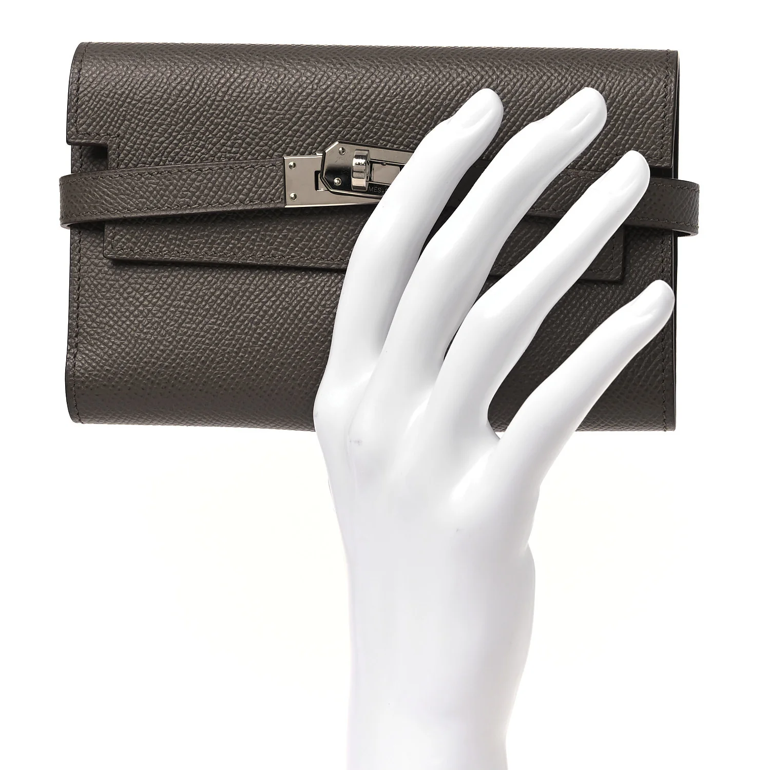 Epsom Medium Kelly Wallet Gris Asphalte - Image 2