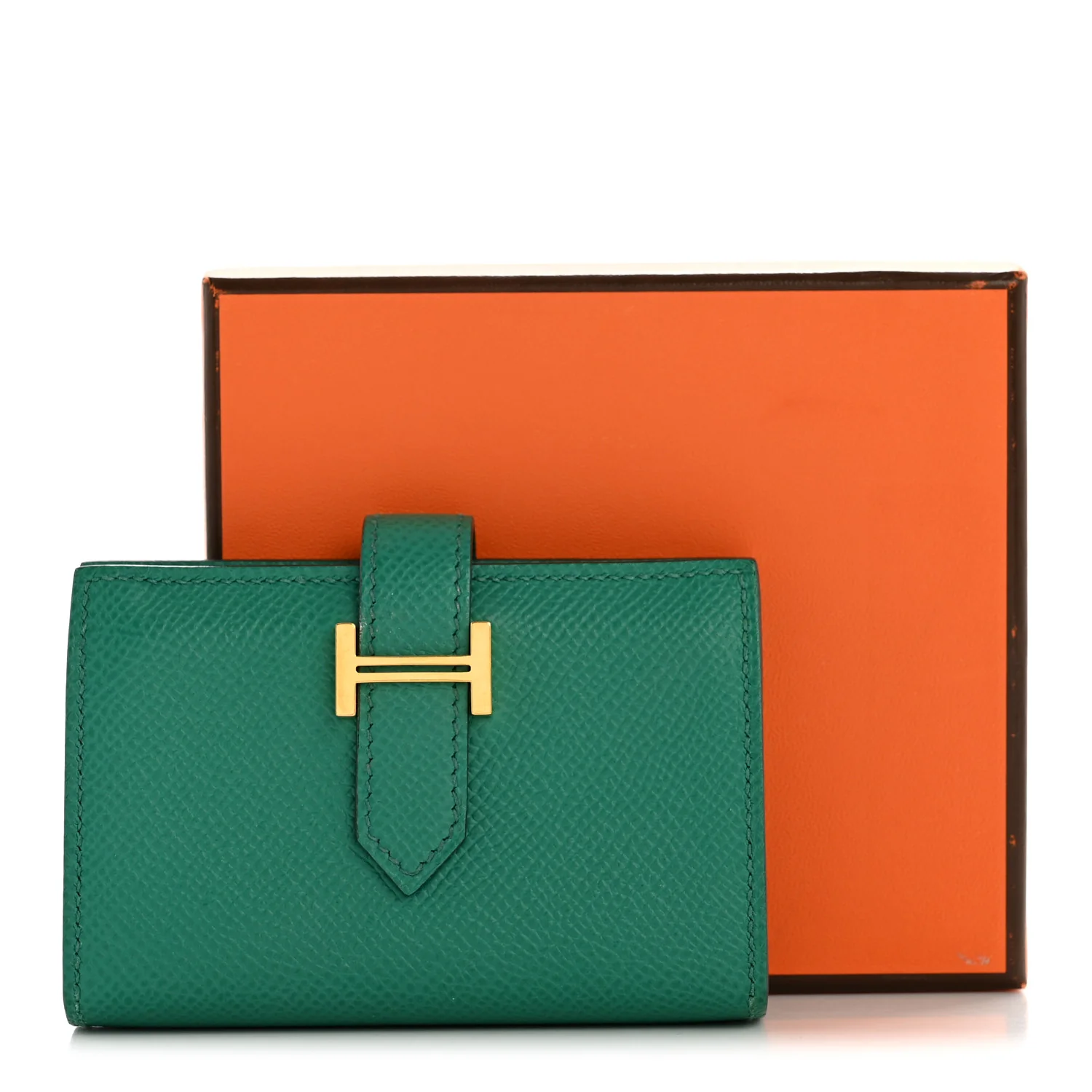 Epsom Mini Bearn Wallet Vert Jade - Image 11