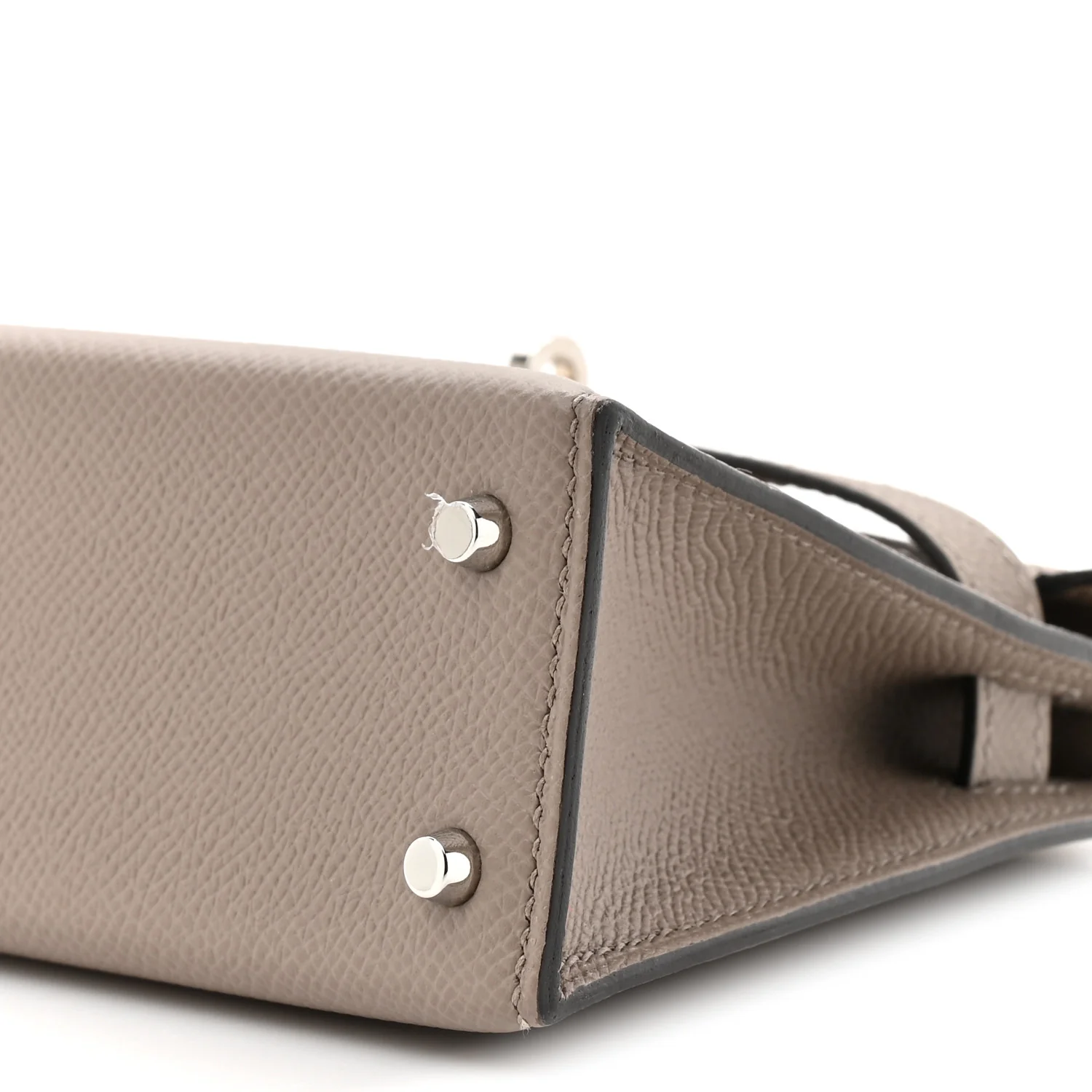 Epsom Mini Kelly Sellier 20 Gris Asphalte - Image 9