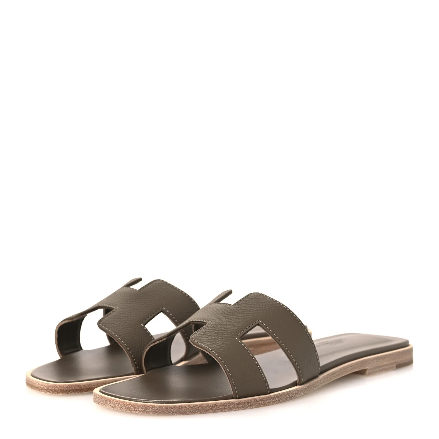 Epsom Oran Sandals 36 Etoupe - Image 4