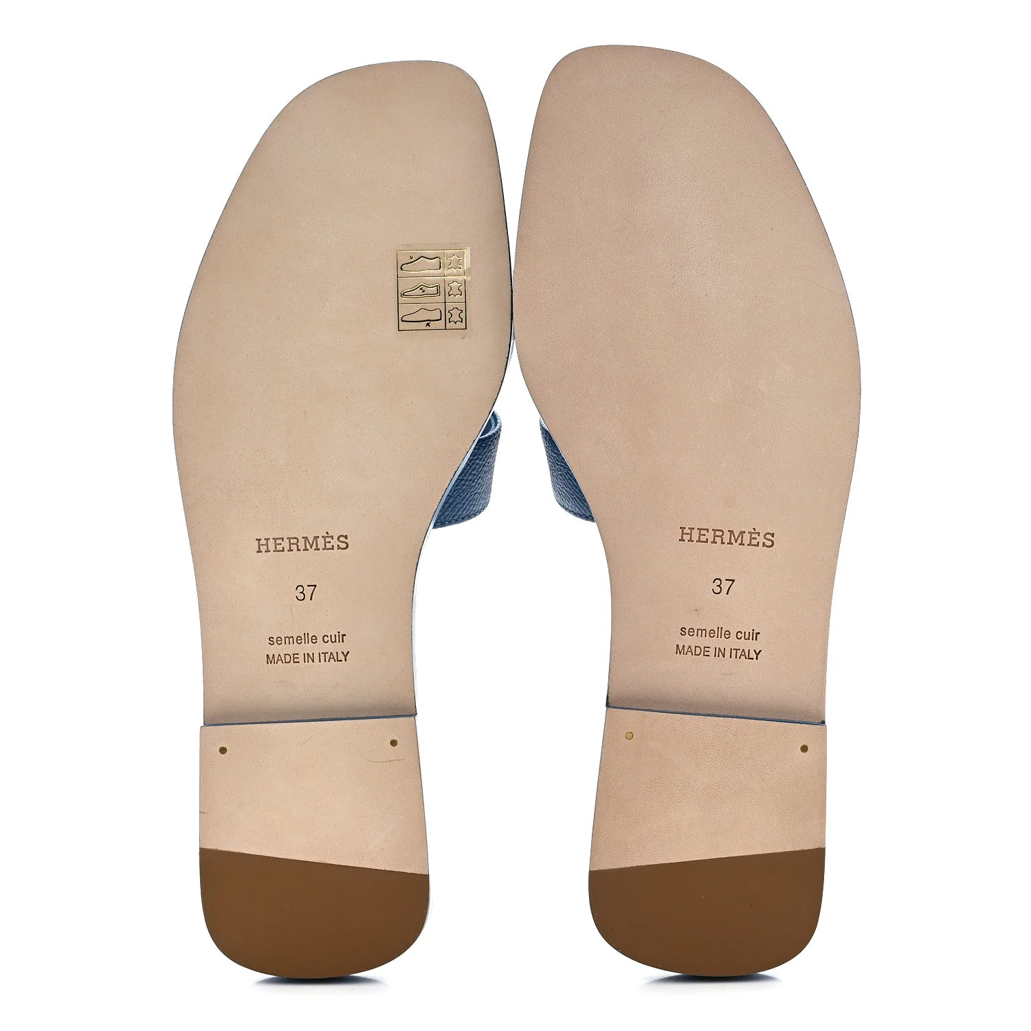 Epsom Oran Sandals 37 Bleu Bleuet - Image 6
