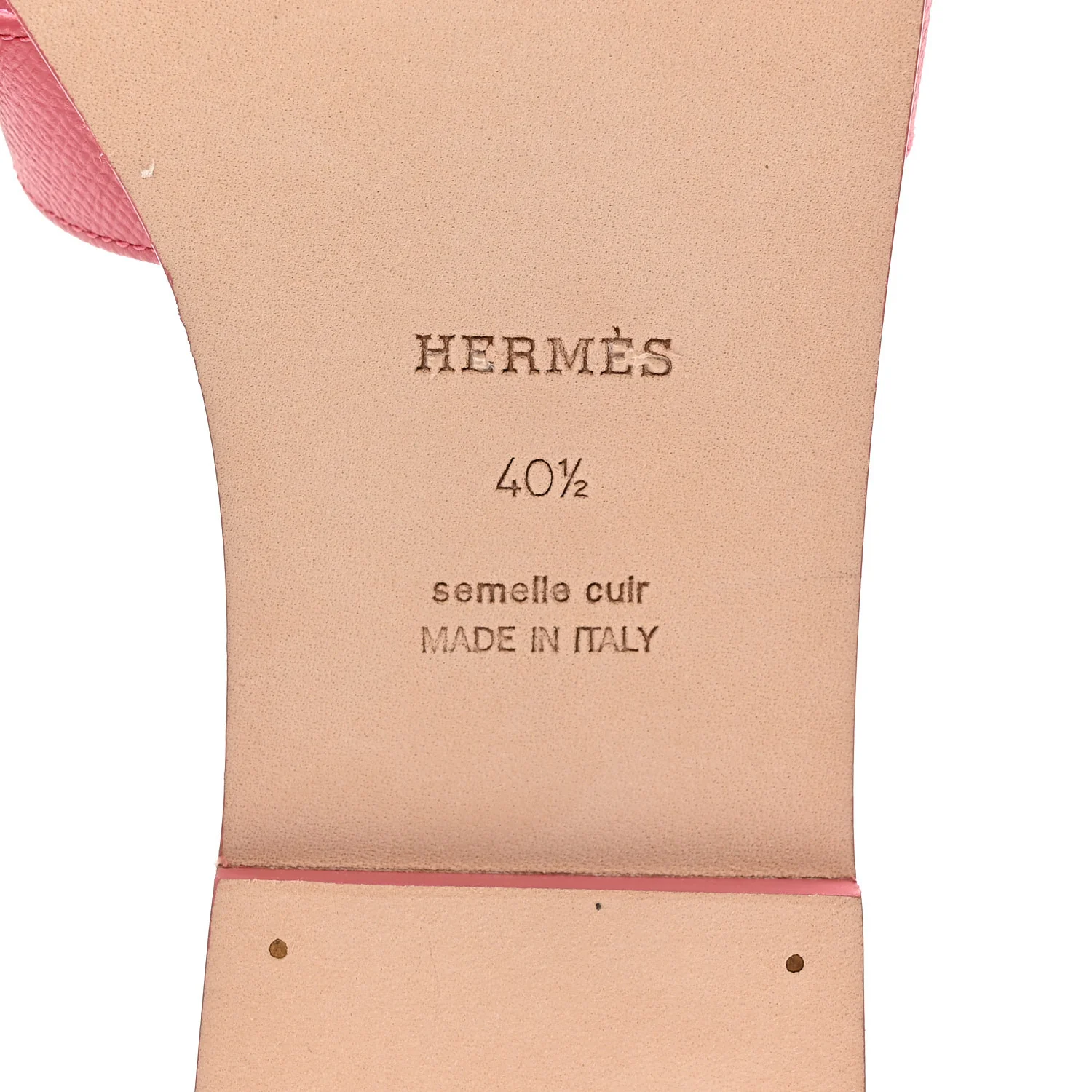 Epsom Oran Sandals 40.5 Rose De Venise - Image 7