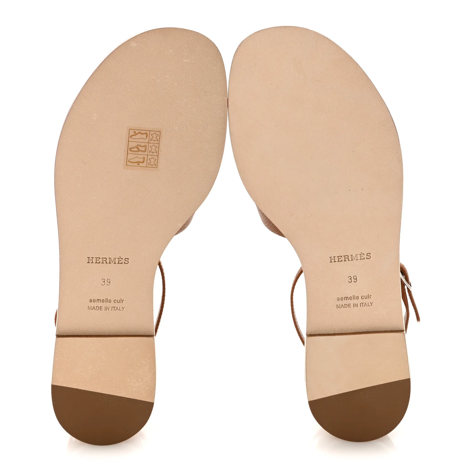 Epsom Santorini Sandals 39 Gold - Image 6