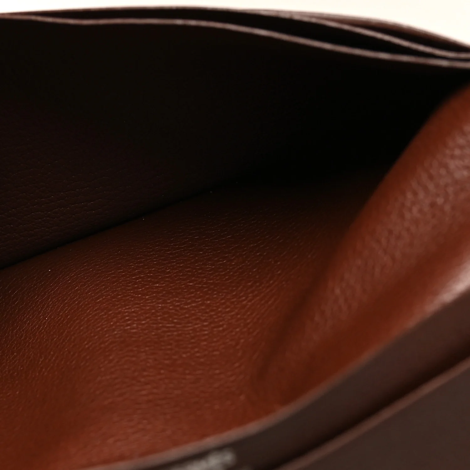 Evercolor Citizen Twill Long Wallet Chocolate - Image 6