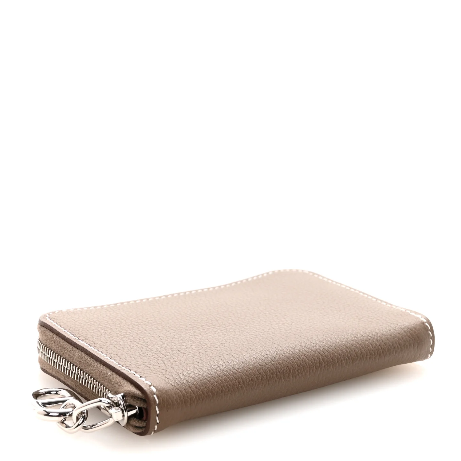 Evercolor Zipengo Chaine D'Ancre Compact Card Holder Etoupe - Image 4