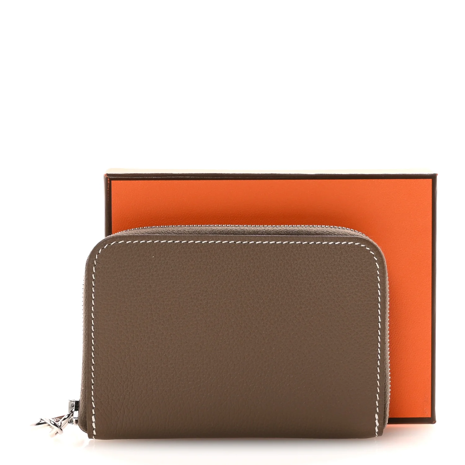Evercolor Zipengo Chaine D'Ancre Compact Card Holder Etoupe - Image 7