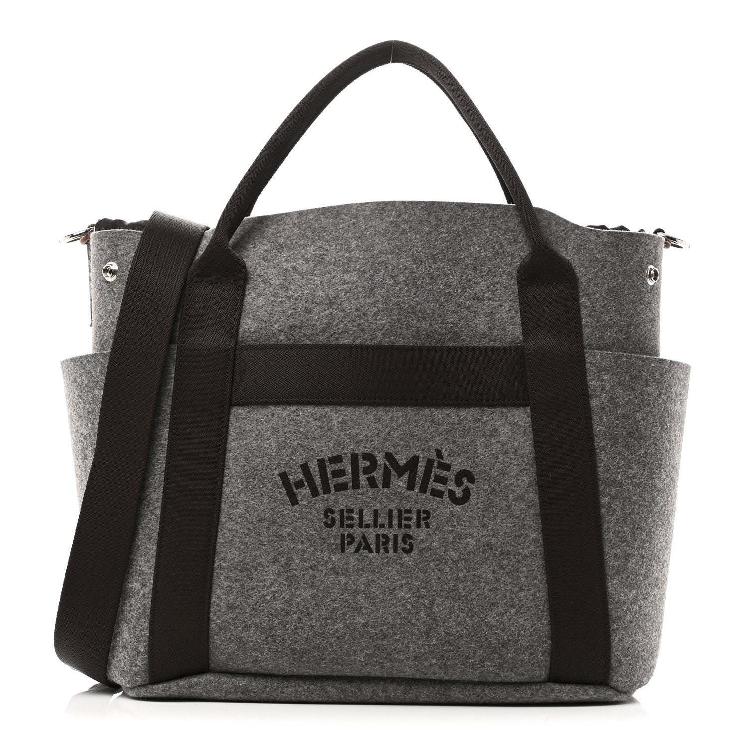 Felt Sac De Pansage Groom Bag Acier