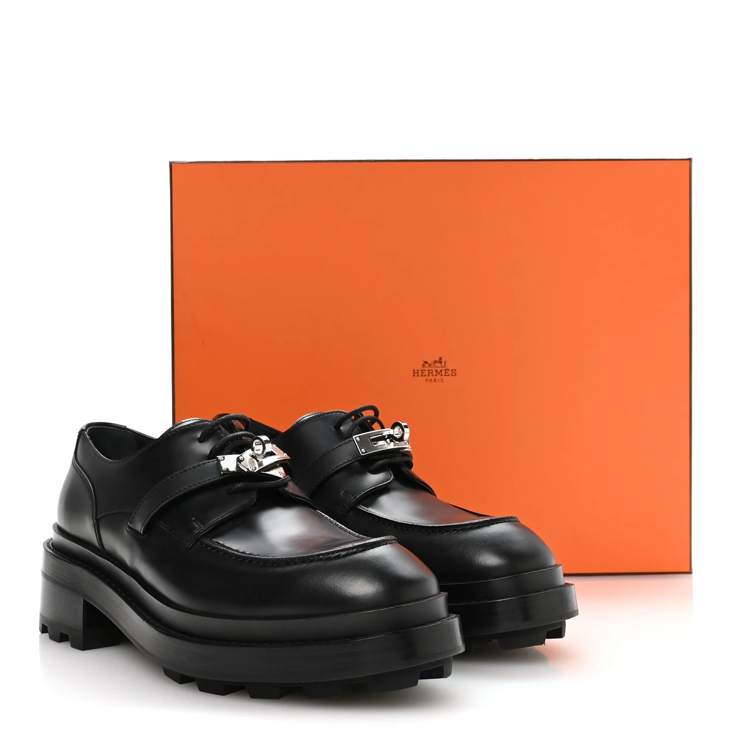 Glossed Calfskin First Oxford 39 Black - Image 9