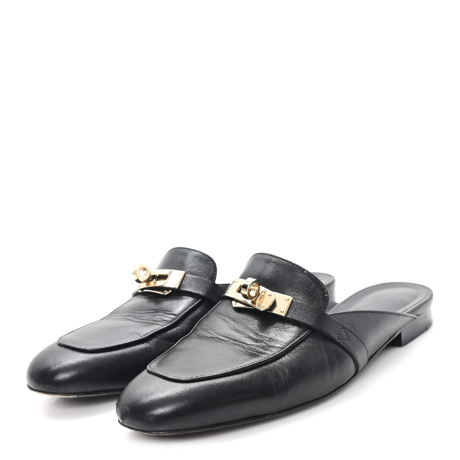 Goatskin Oz Mules 36 Black - Image 4