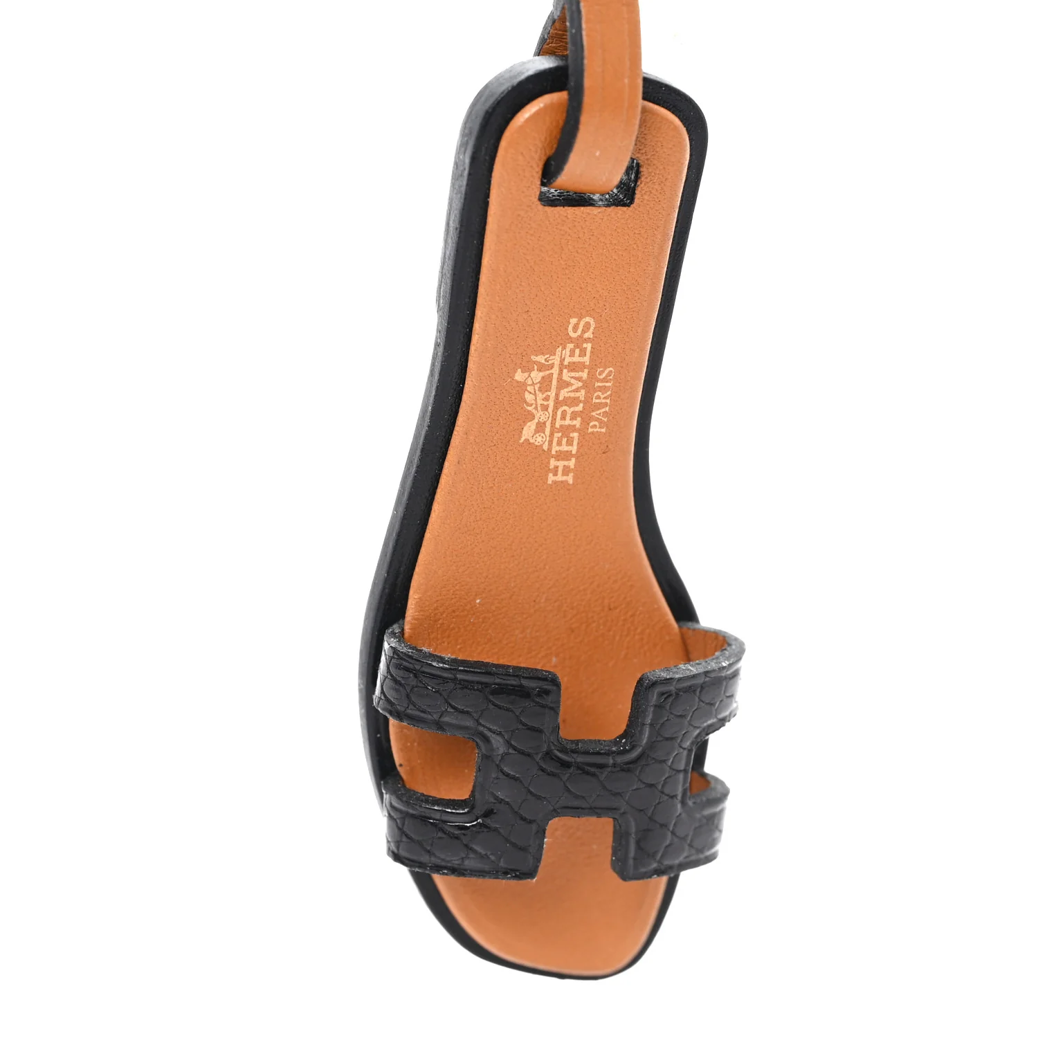 Lizard Butler Calfskin Hunter Oran Nano Bag Charm Black - Image 3