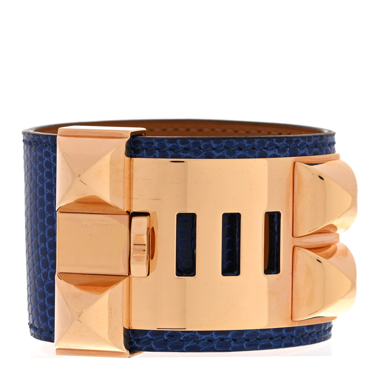 Lizard Collier de Chien CDC Bracelet T1 Bleu Saphir - Image 3