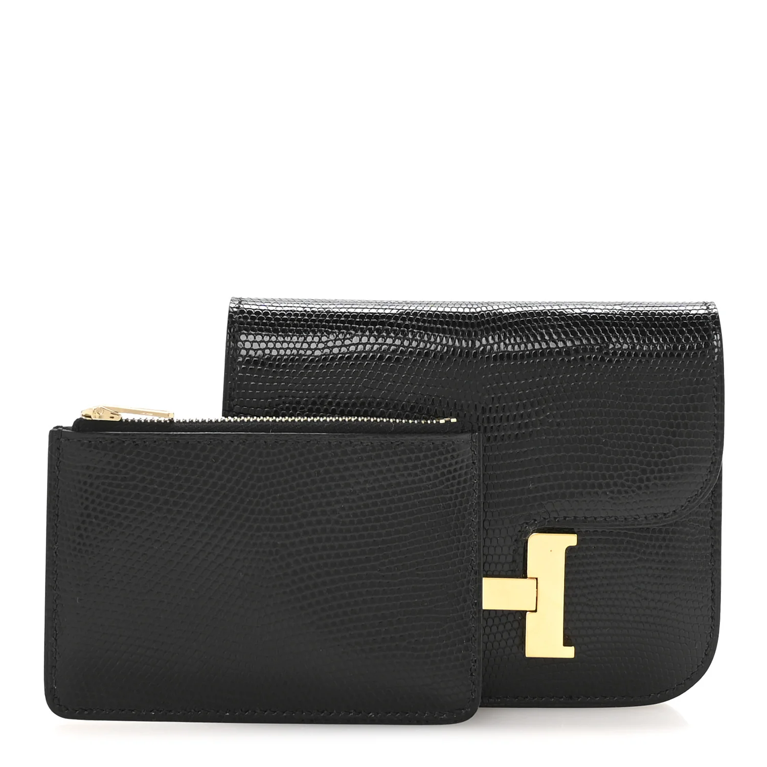 Lizard Constance Slim Wallet Black - Image 3