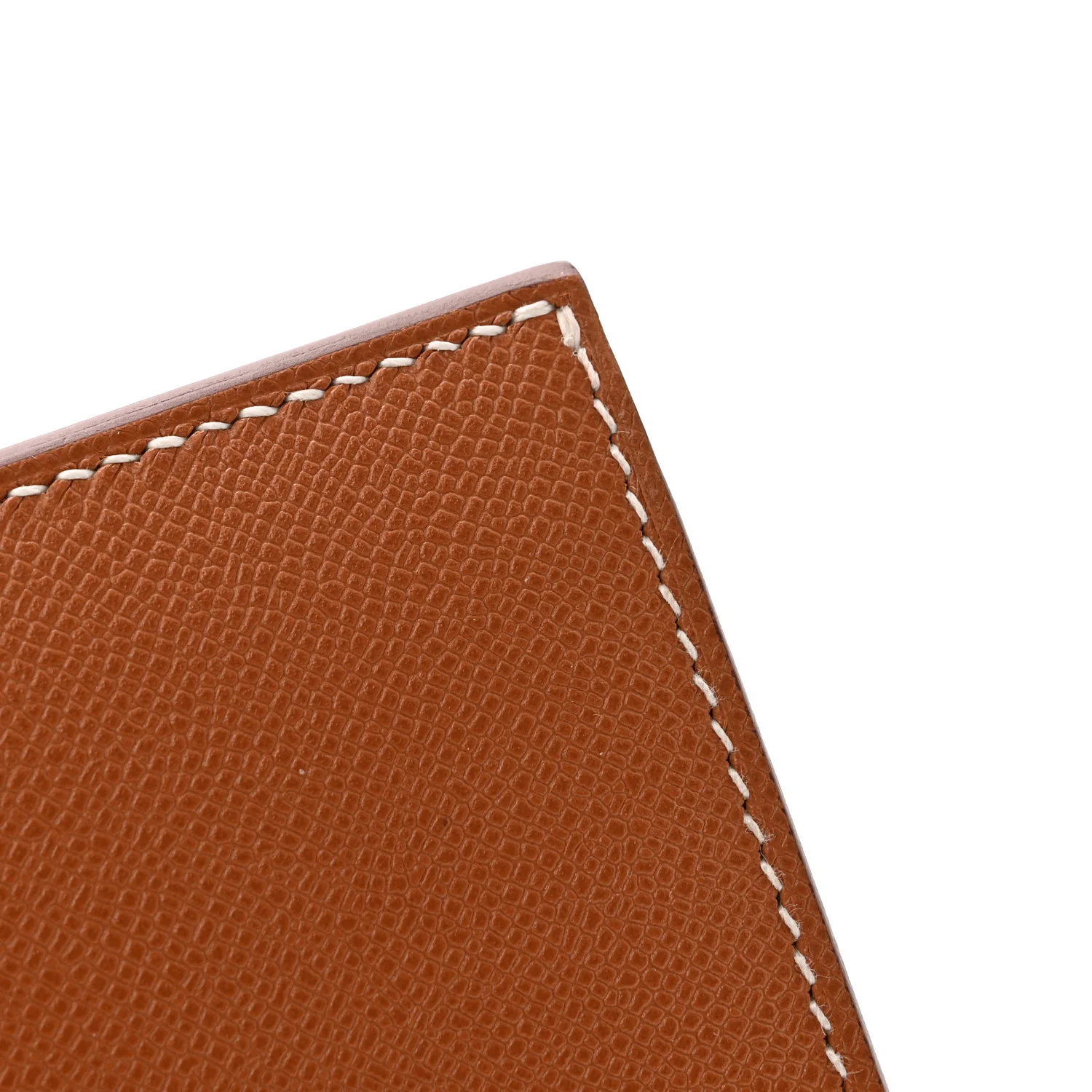 Madame Calfskin Kelly Pocket Long Wallet Gold - Image 8